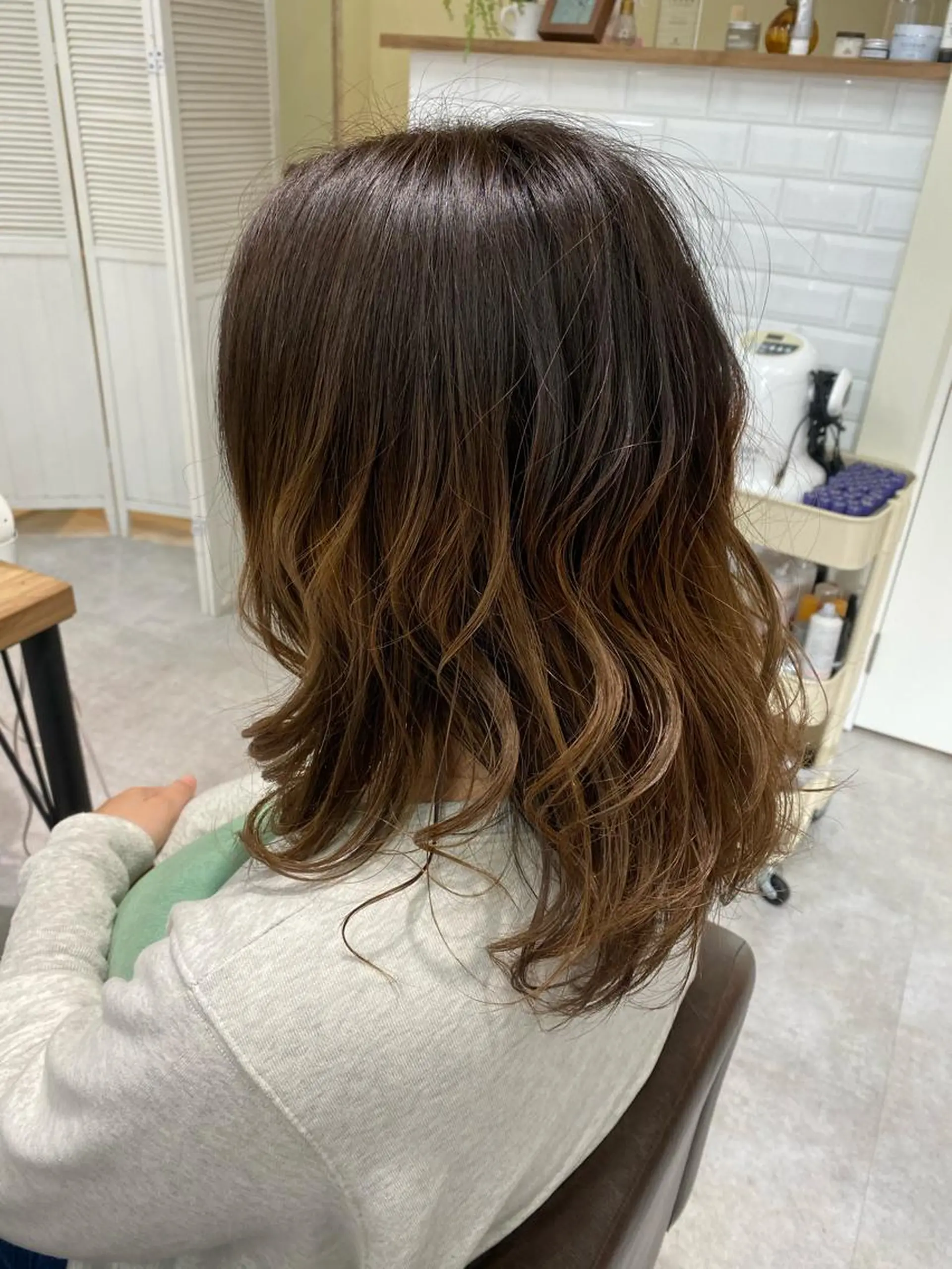 セミロング 【髪質改善　艶髪】 布川　莉穂のヘアスタイル