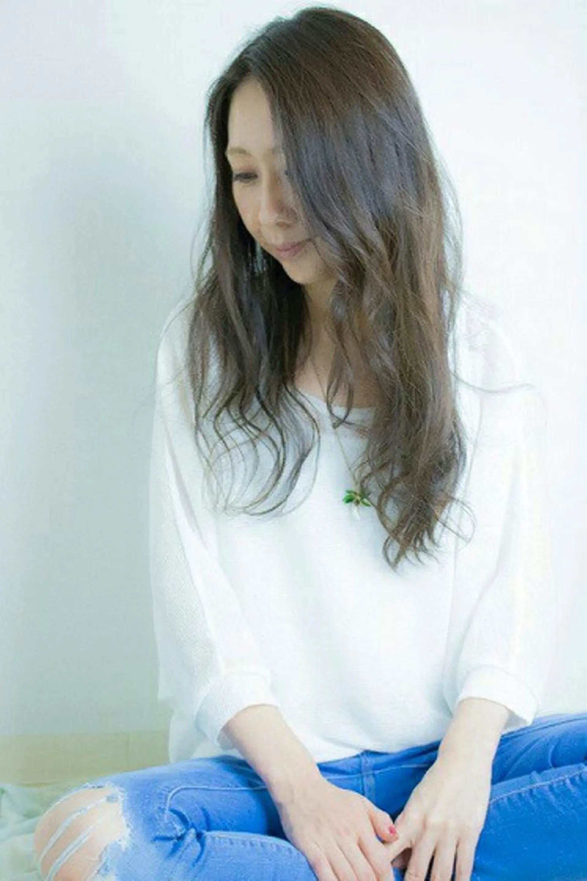 ロング カラー しらはま ようこのヘアスタイル