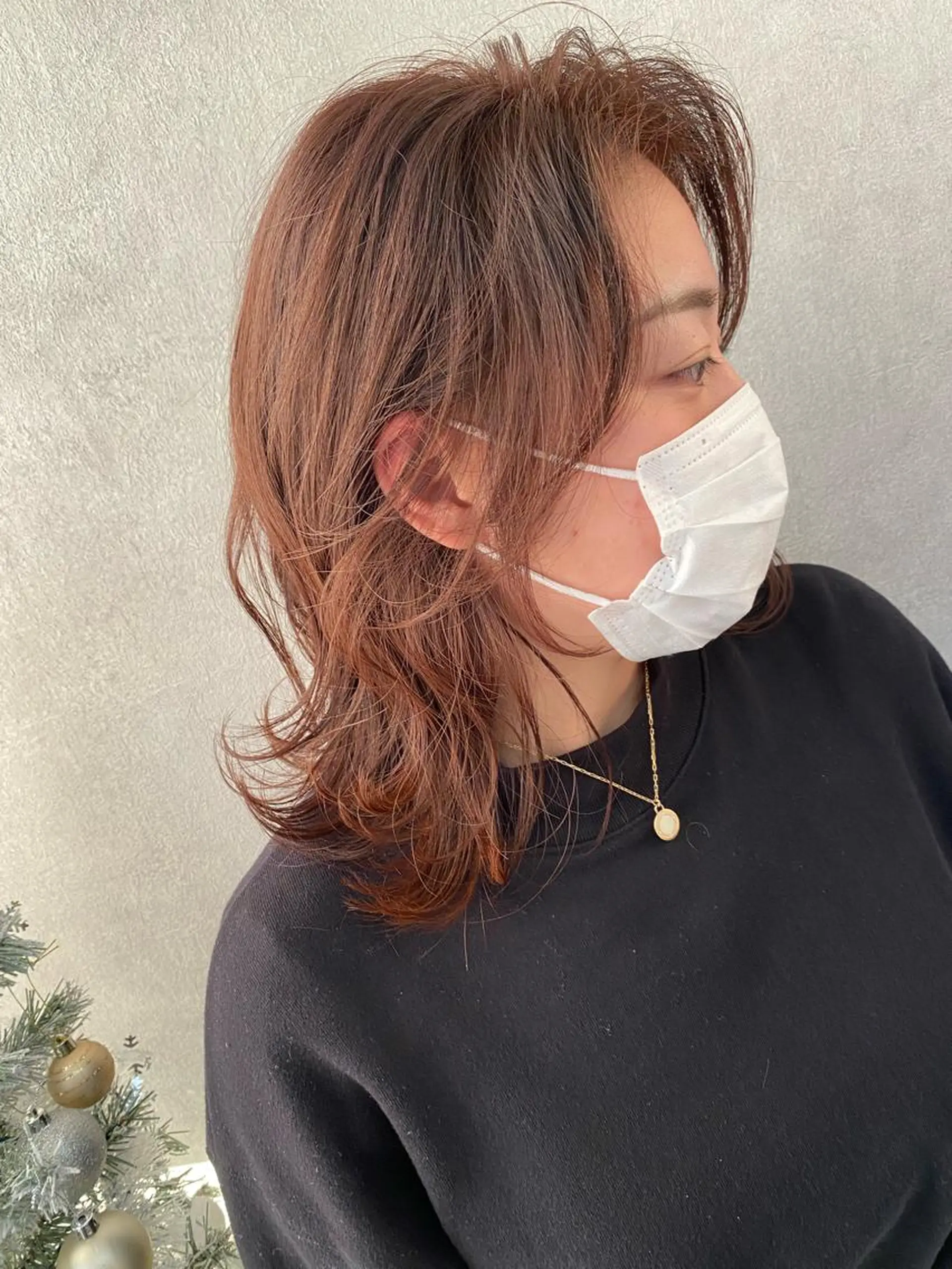 ミディアム ヘアアレンジ 韓国風ヘア レイヤーカット 伊藤 早人のヘアスタイル