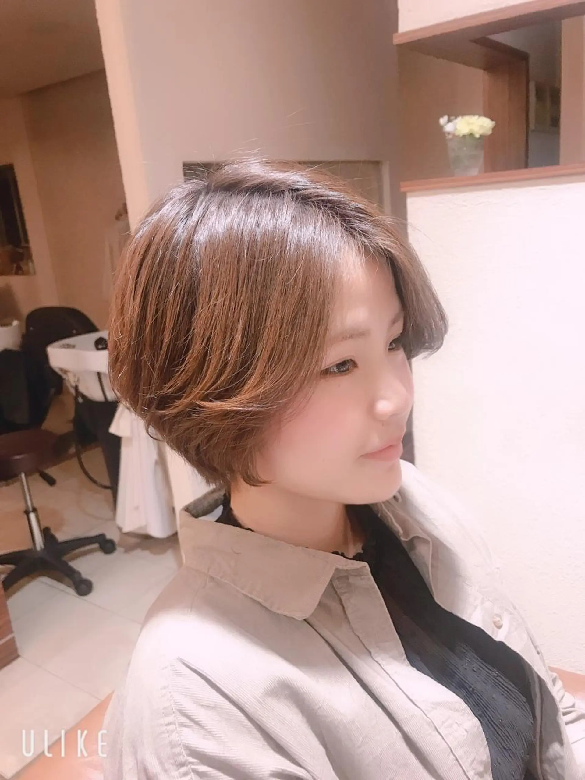 ショート カラー パーマ 山本 大智のヘアスタイル