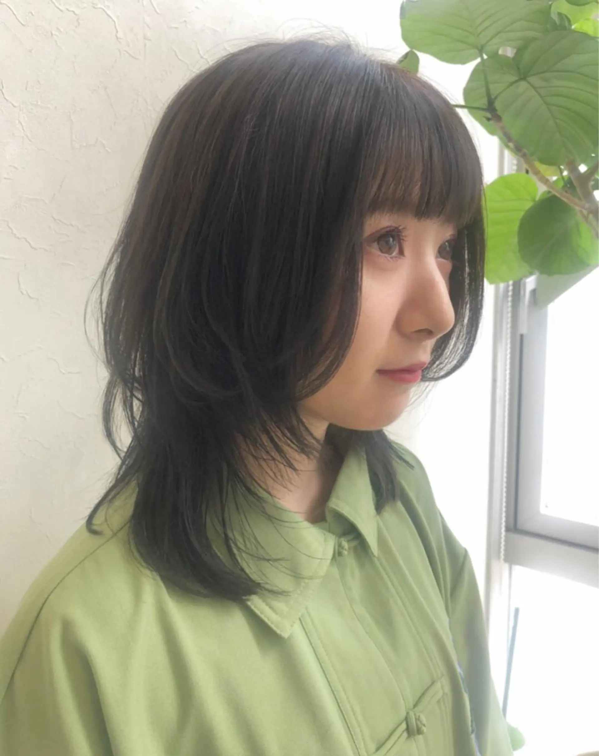 セミロング カラー nakahara madokaのヘアスタイル
