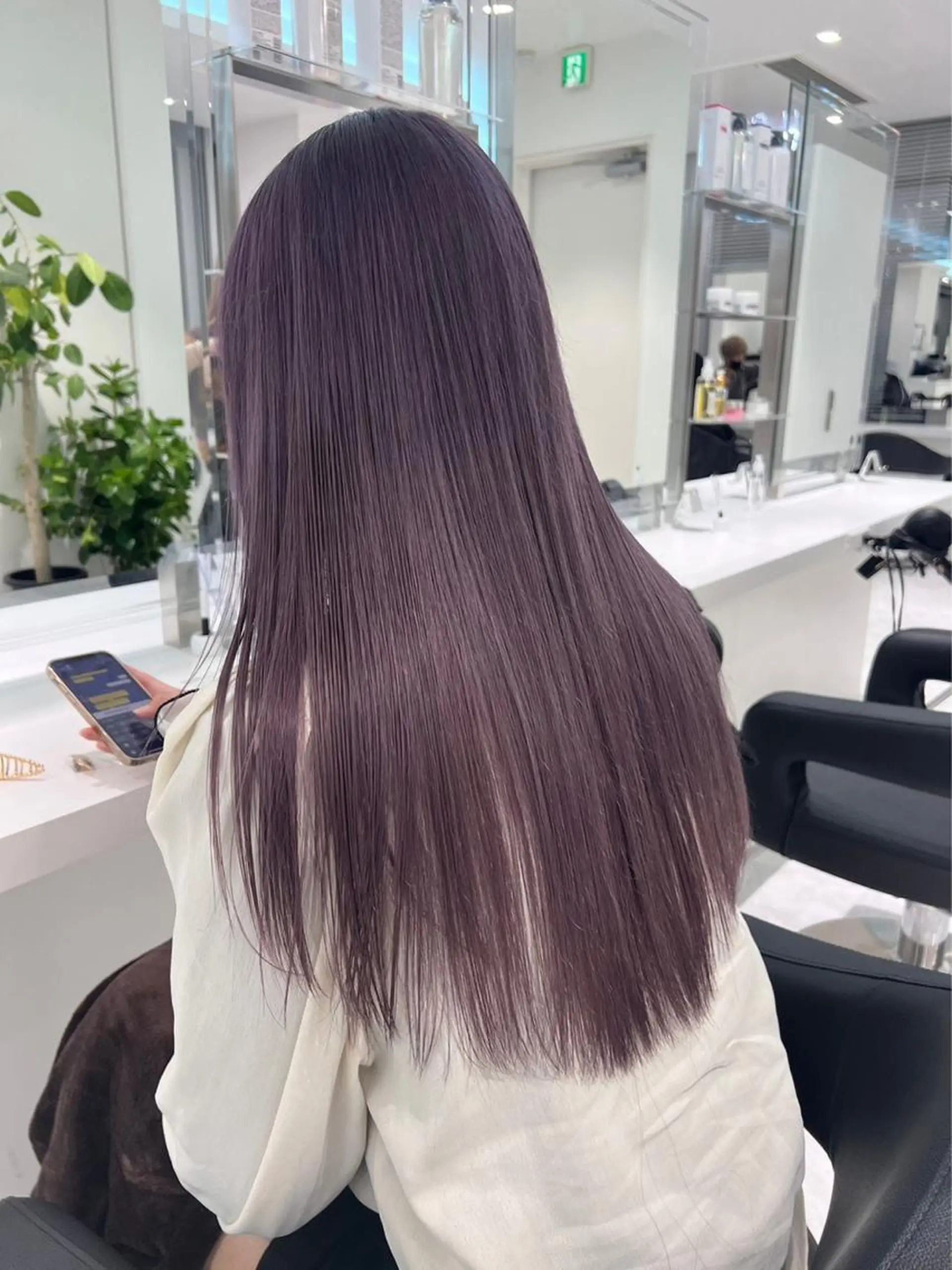 ロング カラー ヘアカラー トリートメント ♡上品韓国髪♡ブラ ウン/SAYATOのヘアスタイル