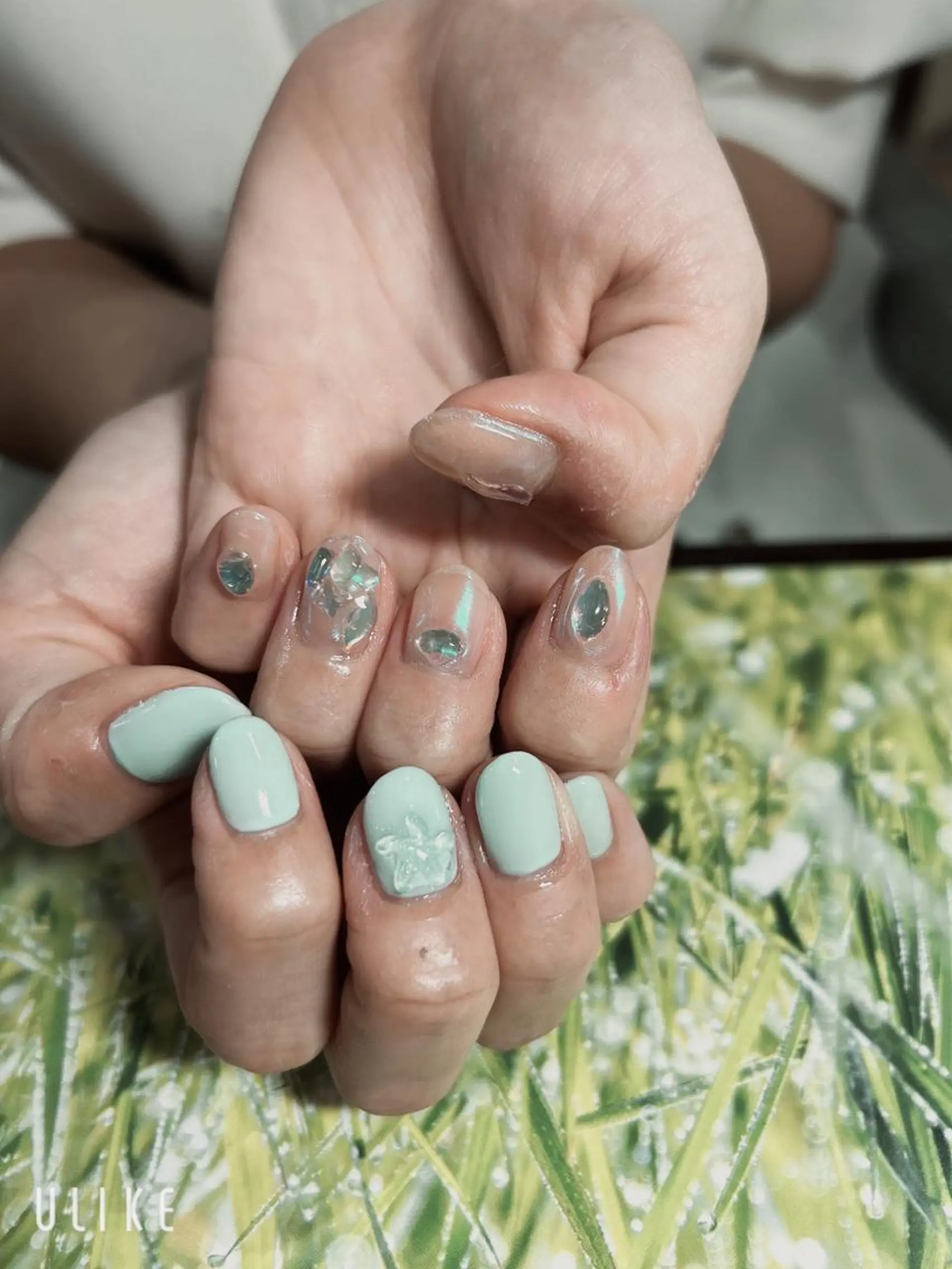 ネイル クリアネイル ハンドネイル 吉野✨ ネイルデザイナー✨のネイルデザイン