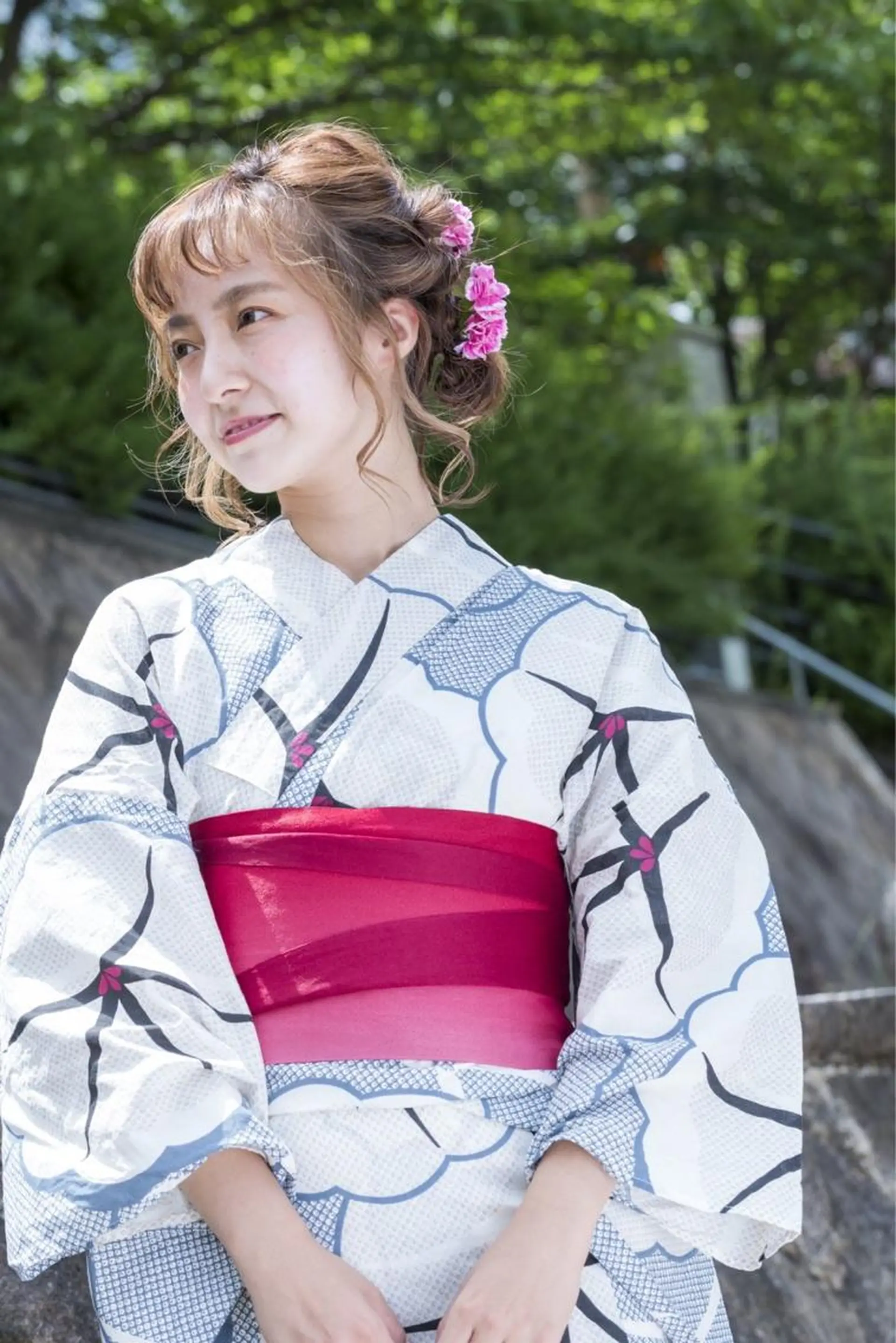 ミディアム AIRFLOW所属・韓国ヘア ユイカのヘアスタイル