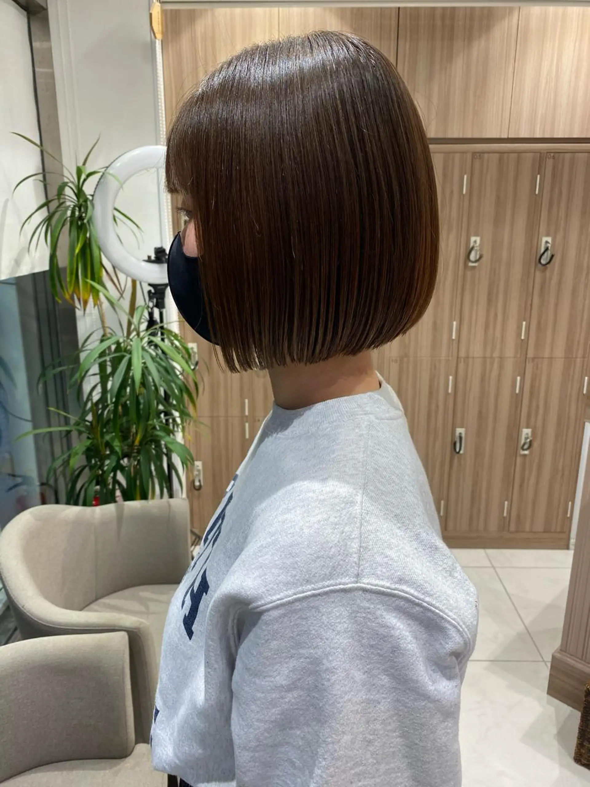 ショート パーマ ボブ 縮毛矯正 寺内 紳悟のヘアスタイル