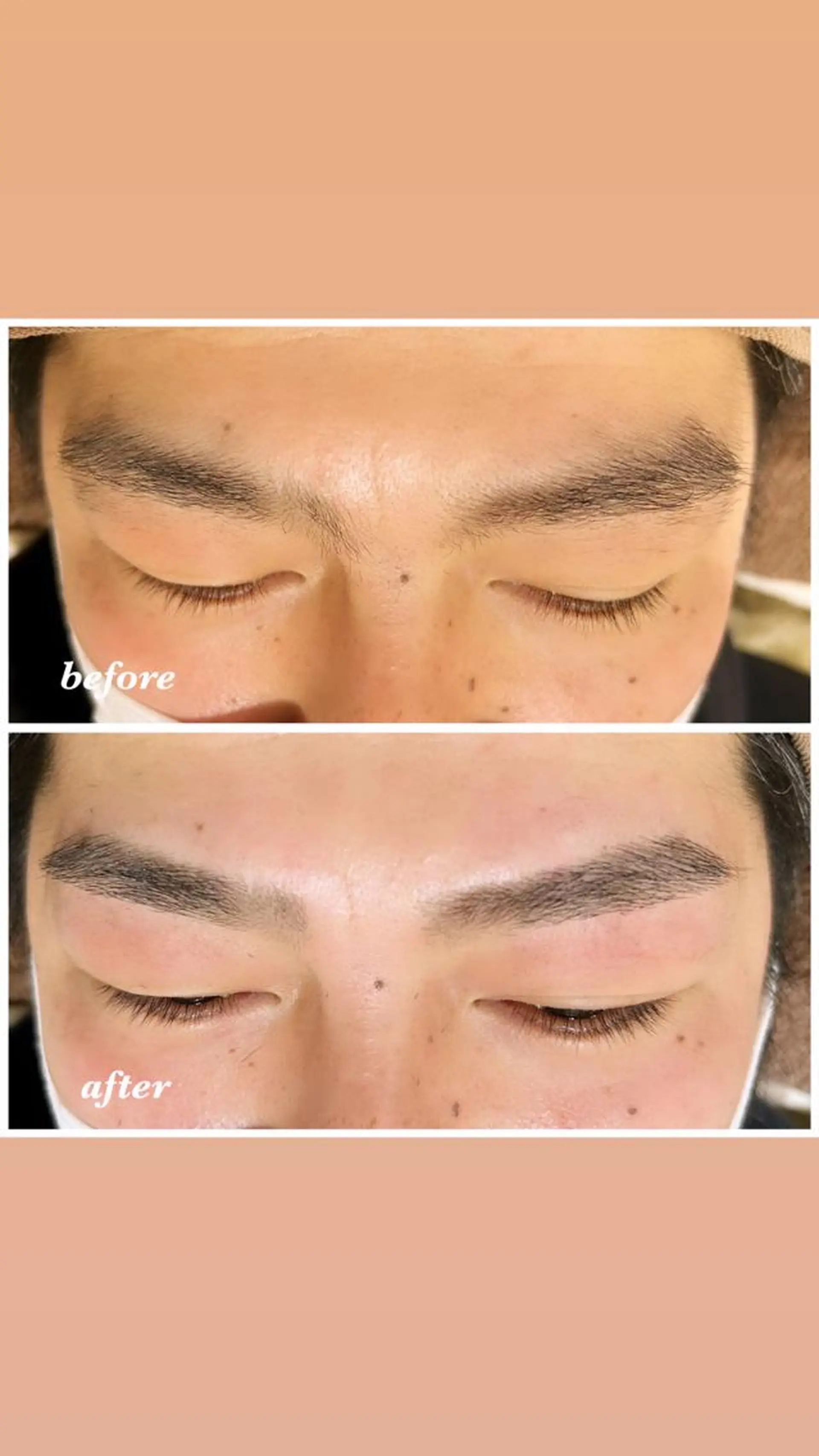 メンズ アイブロウ 曲がる縮毛矯正 LIBER 　岩名のヘアスタイル