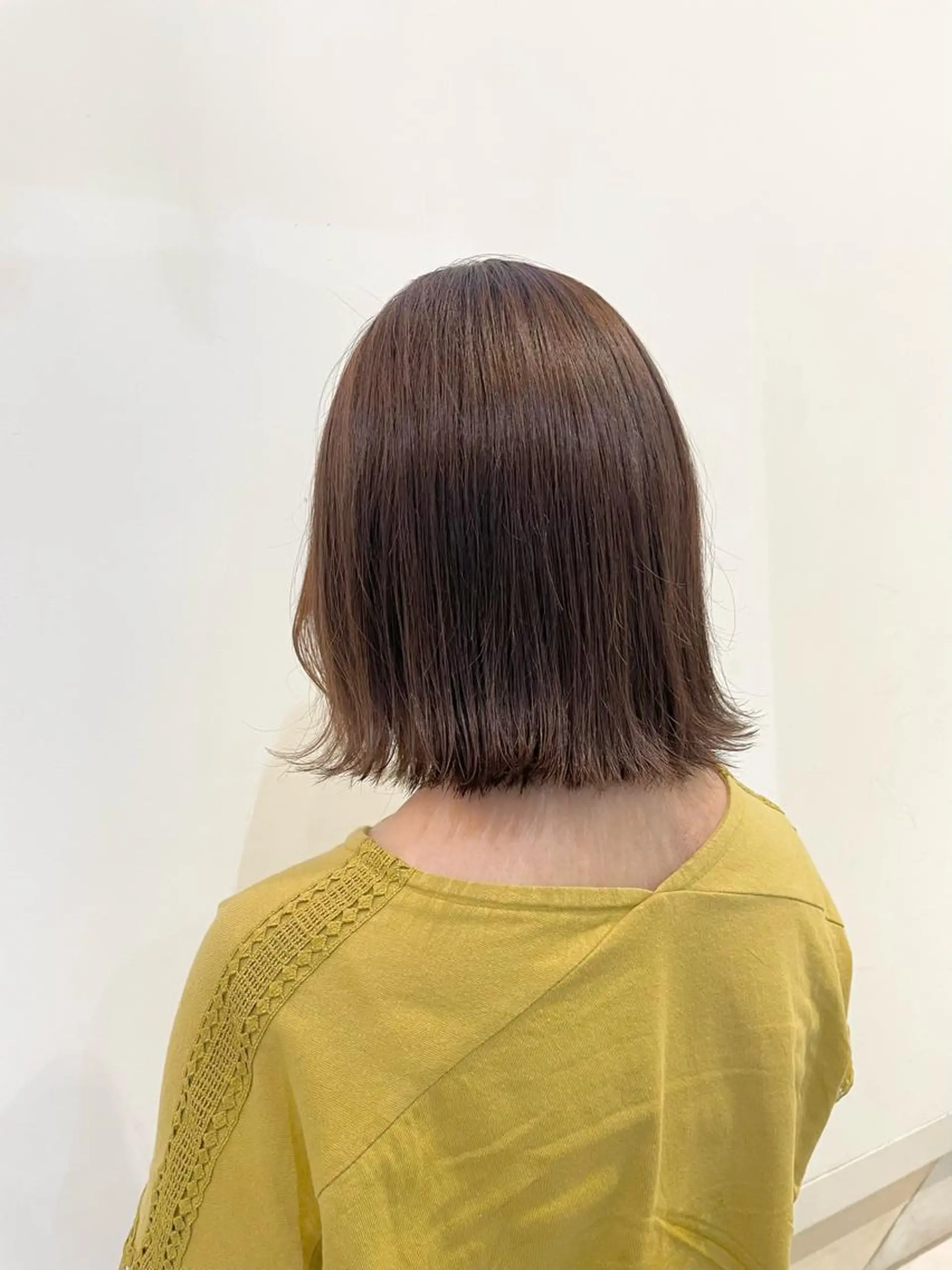 ミディアム 髪質改善カラー🤍 エクステ✨君島由実子のヘアスタイル