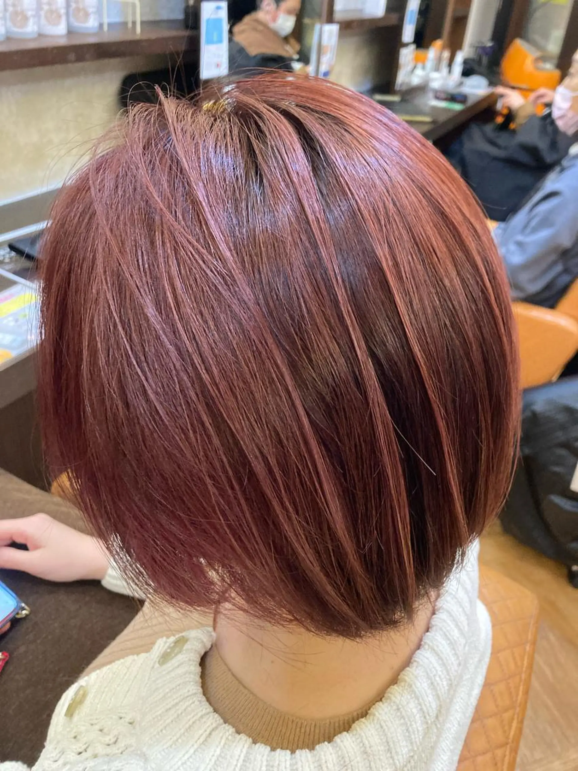 ミディアム カラー WEST✂︎AKI HIRO✂︎大和高田のヘアスタイル