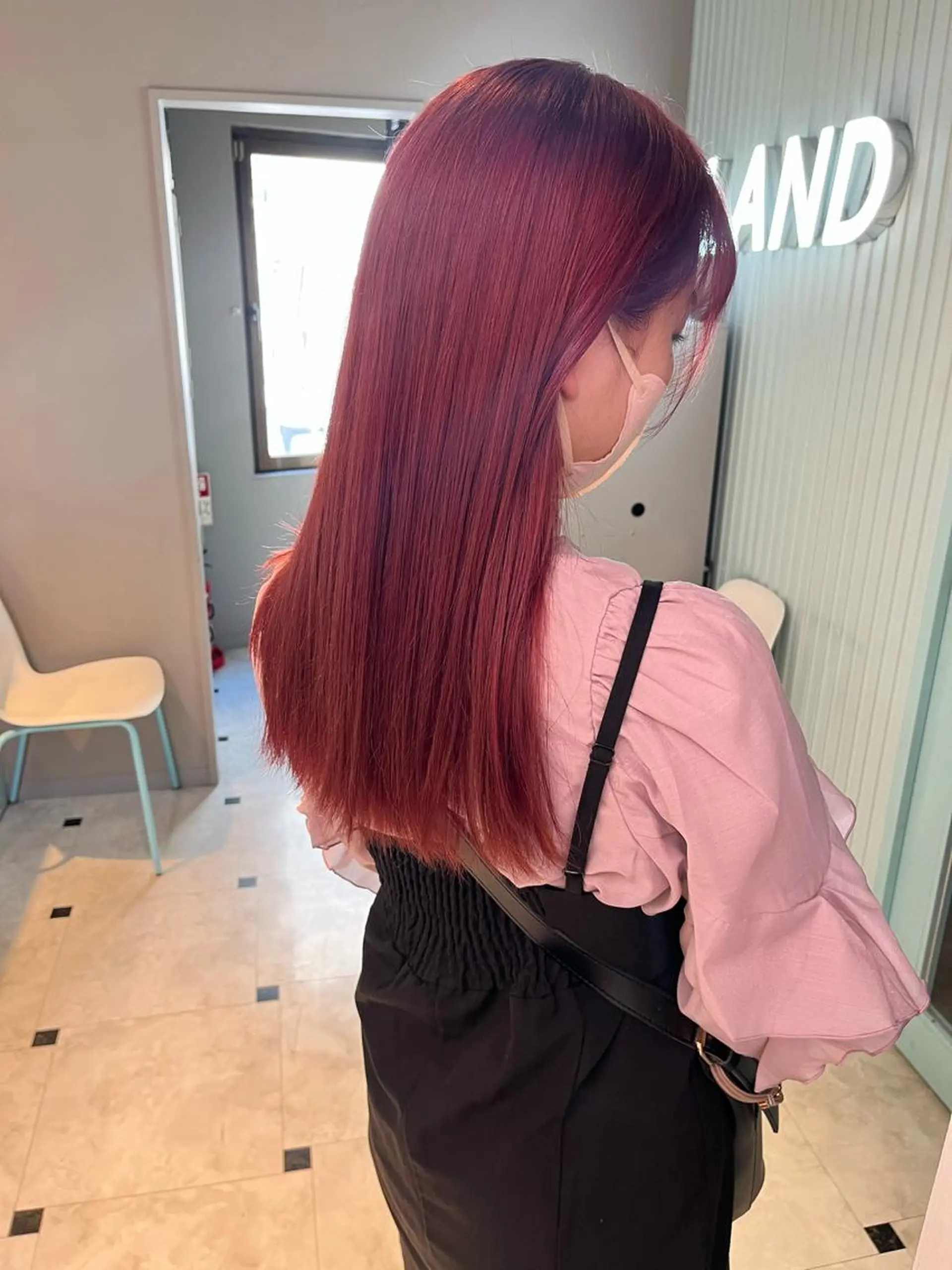 セミロング カラー ヘアアレンジ 愛されカラー🩷 はるなのヘアスタイル