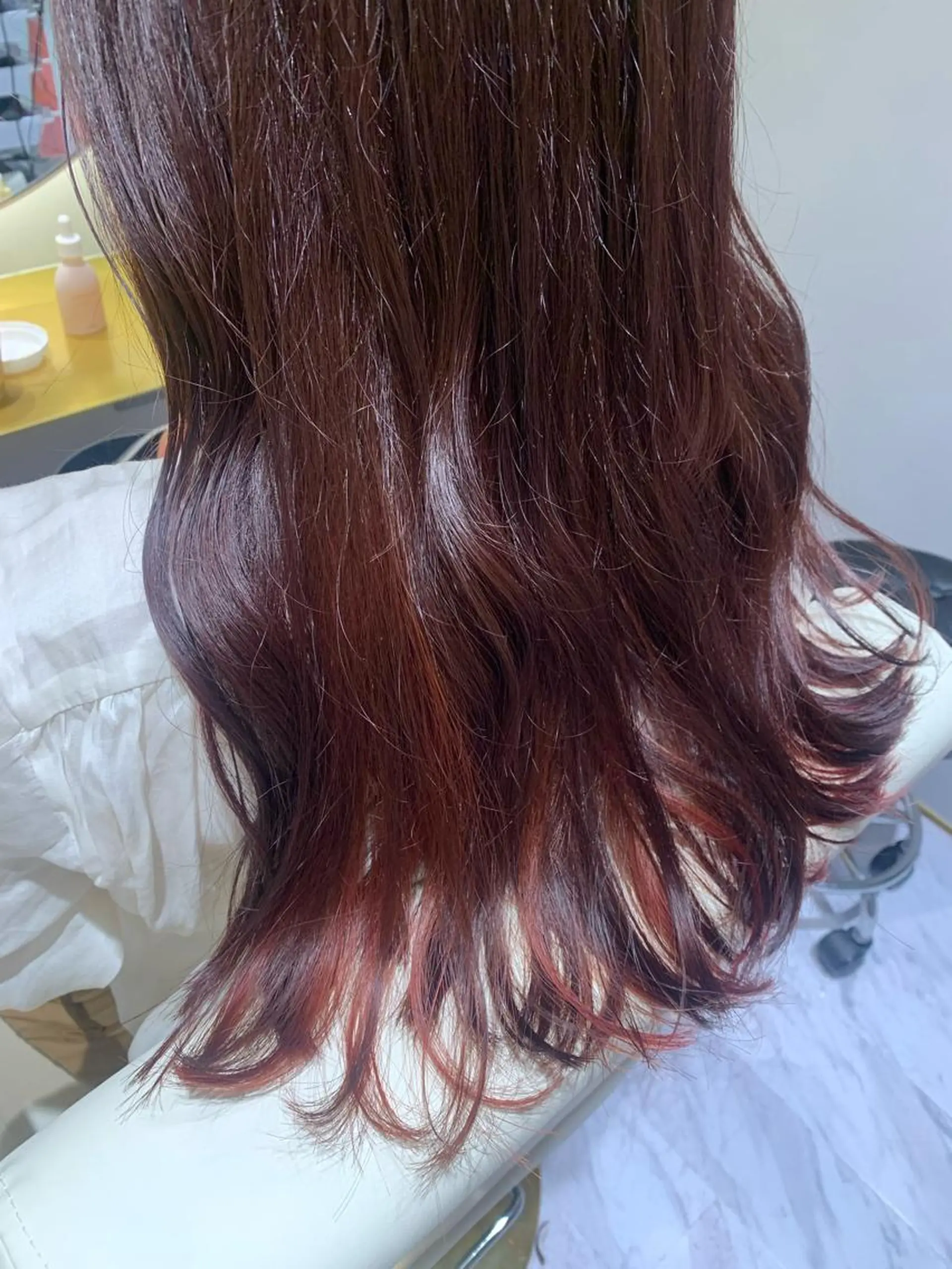 ロング ハイライト “ととのう”ヘッドス パ🌿本多麻亜優のヘアスタイル