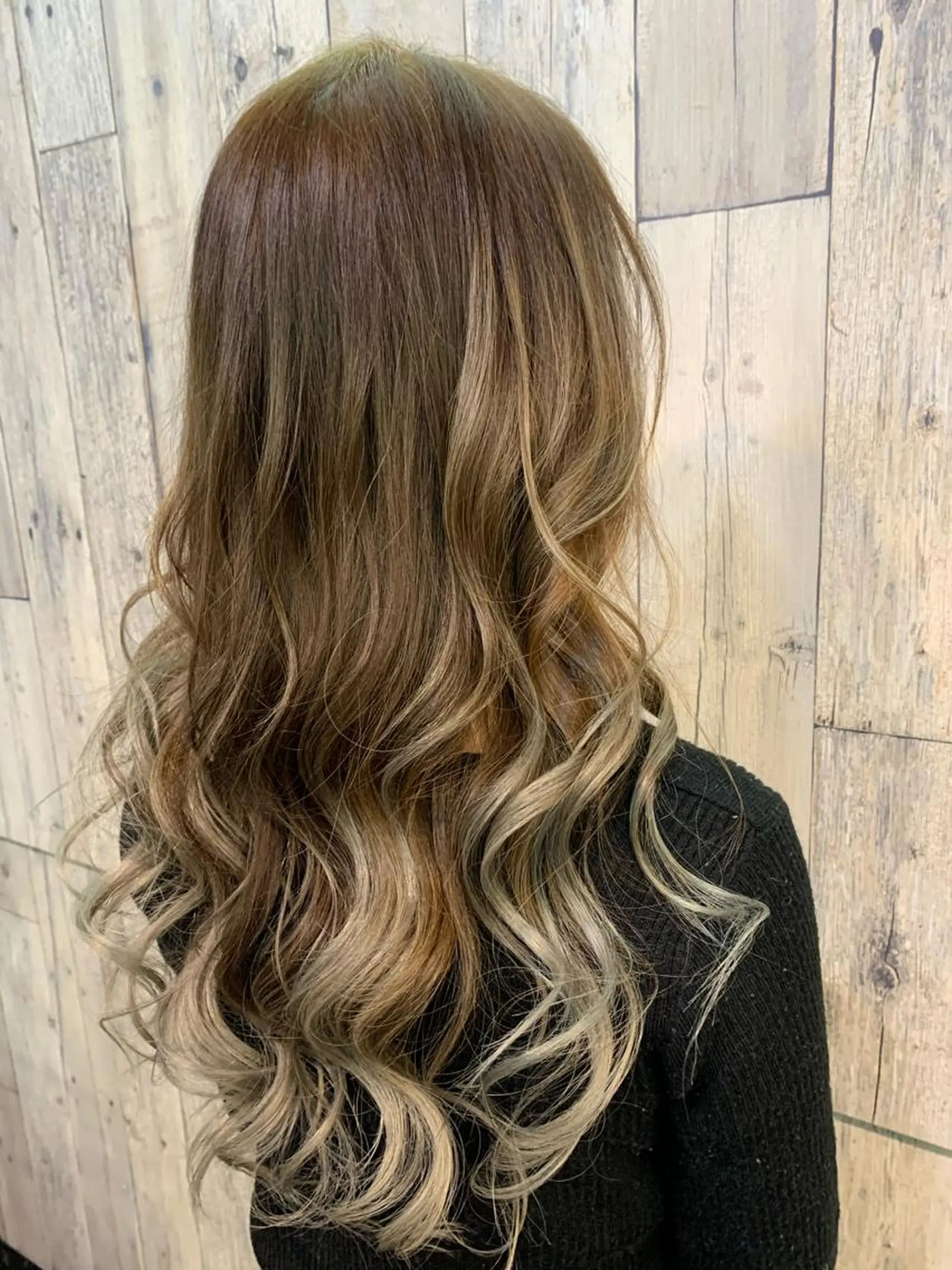 ロング カット ヘアカラー トリートメント 川野 賢のヘアスタイル