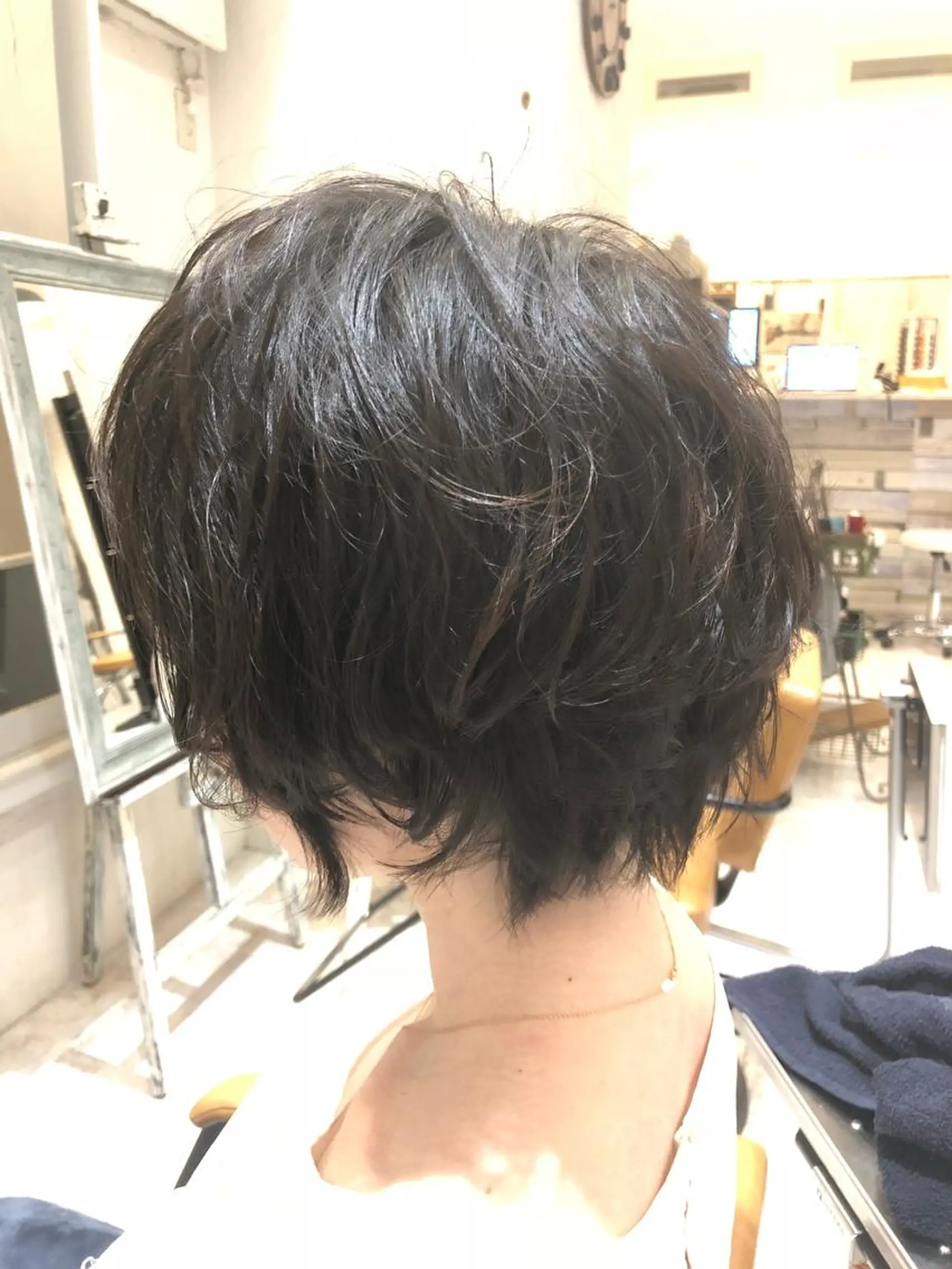 ショート パーマ 【デザイナー】田中 美生のヘアスタイル