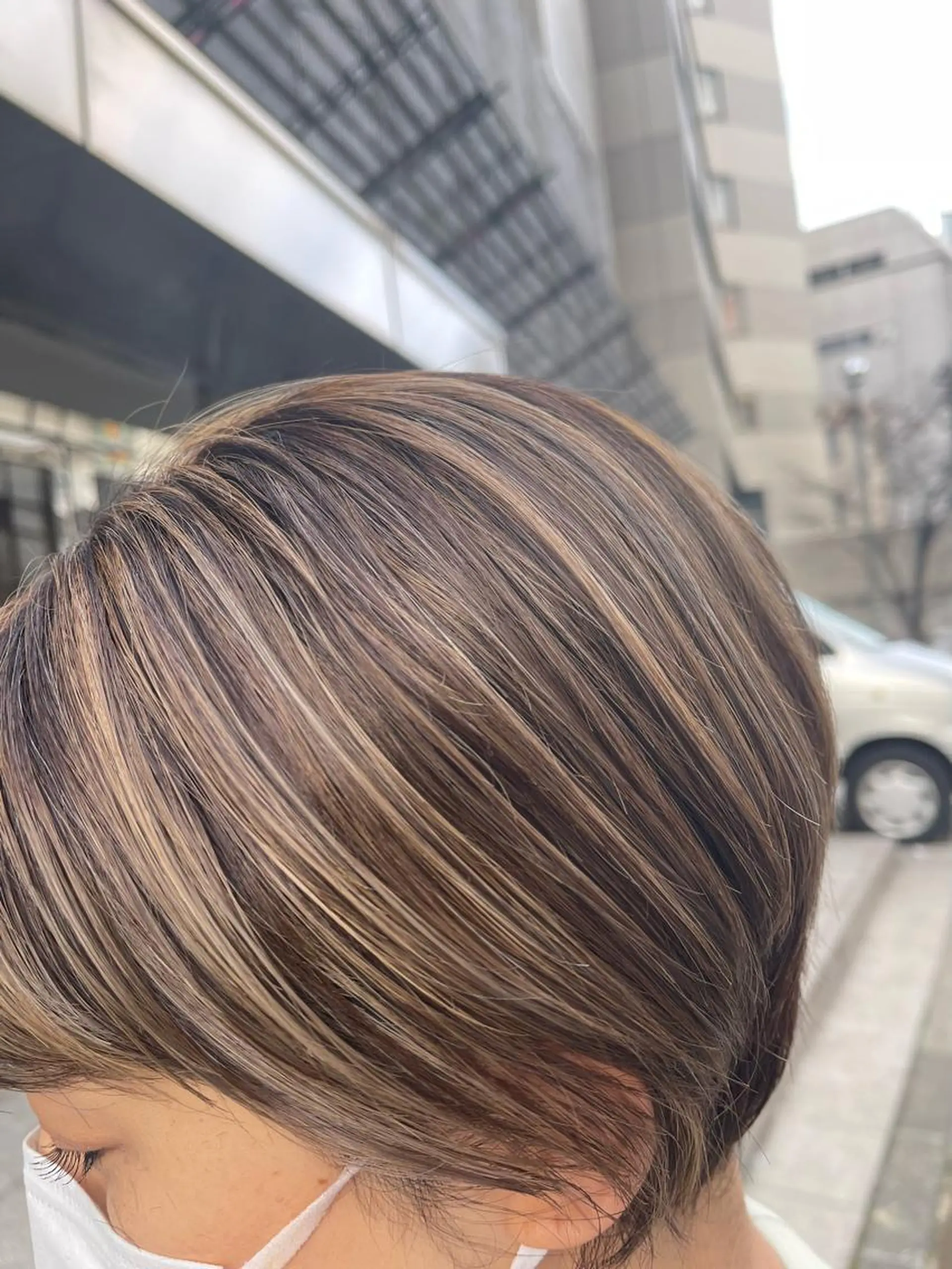 ショート カラー 🇺🇸✂️🍟 こんあゆみのヘアスタイル