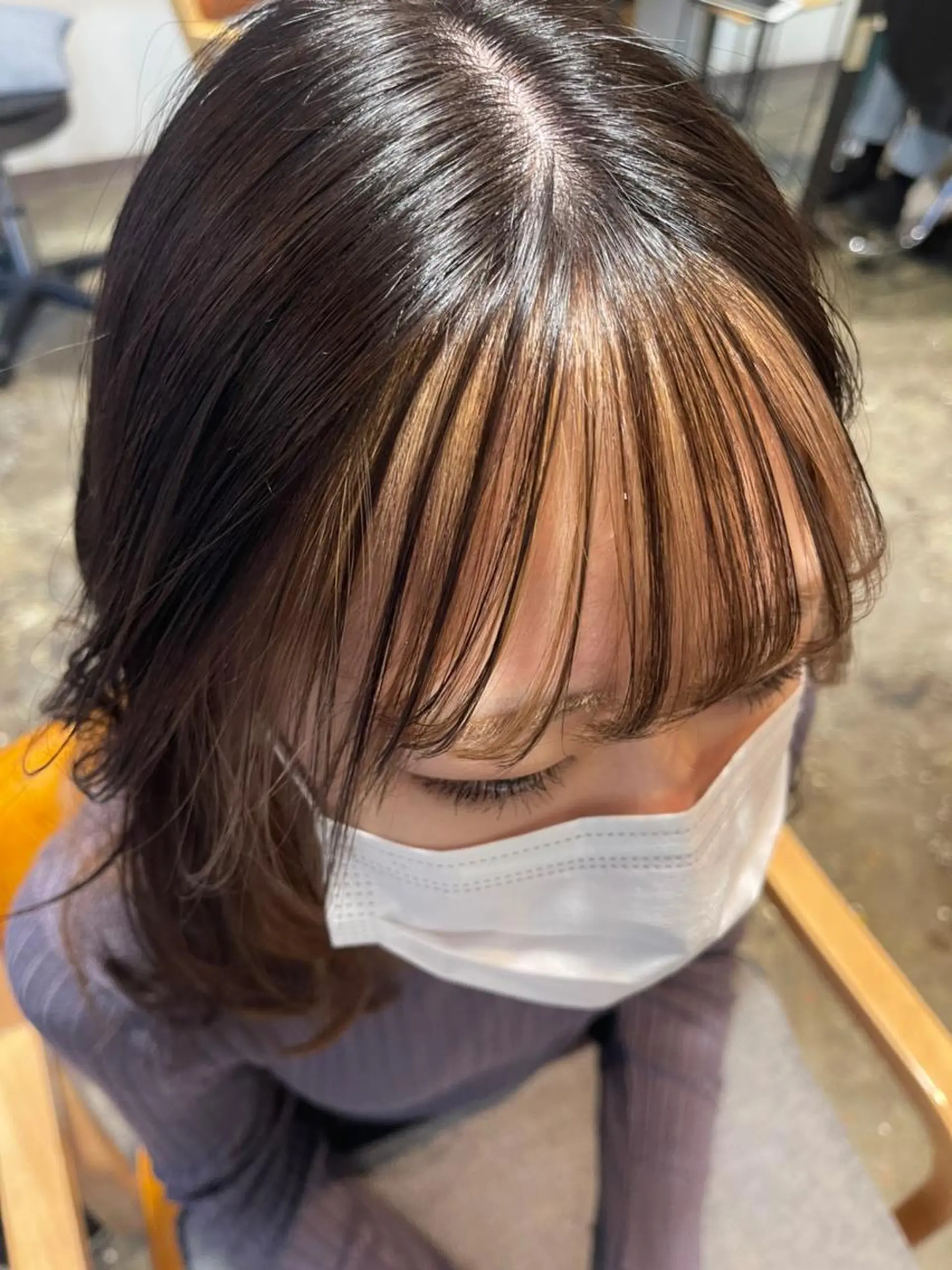ショート カラー パーマ ヘアアレンジ バレイヤージュ ブリーチ ケアブリーチ デザインカラー ダブルカラー 【N°deseo】 吉祥寺のヘアスタイル