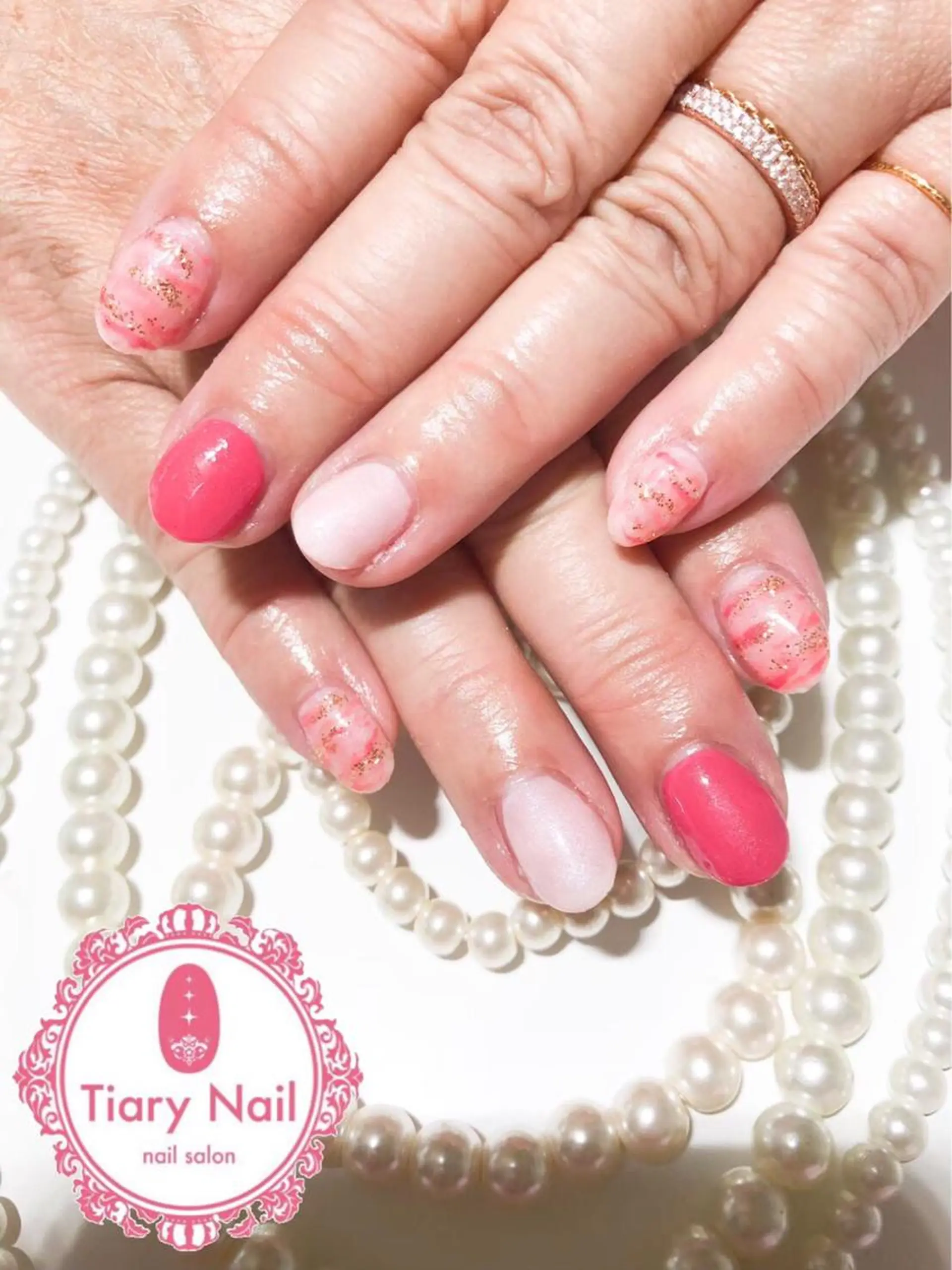 ネイル tiarynail K K🐼のネイルデザイン