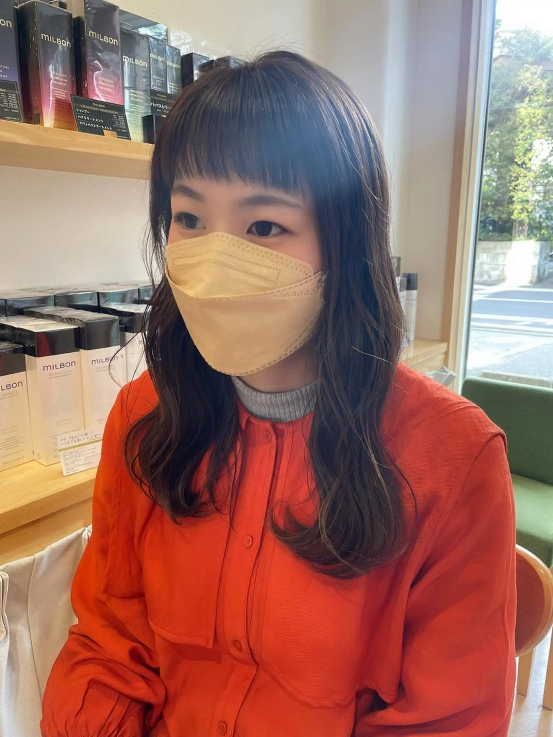 ロング カラー パーマ ヘアアレンジ キッズ ネイル マツエク・マツパ アイブロウ belta.🌱 安藝夏花🌻のヘアスタイル