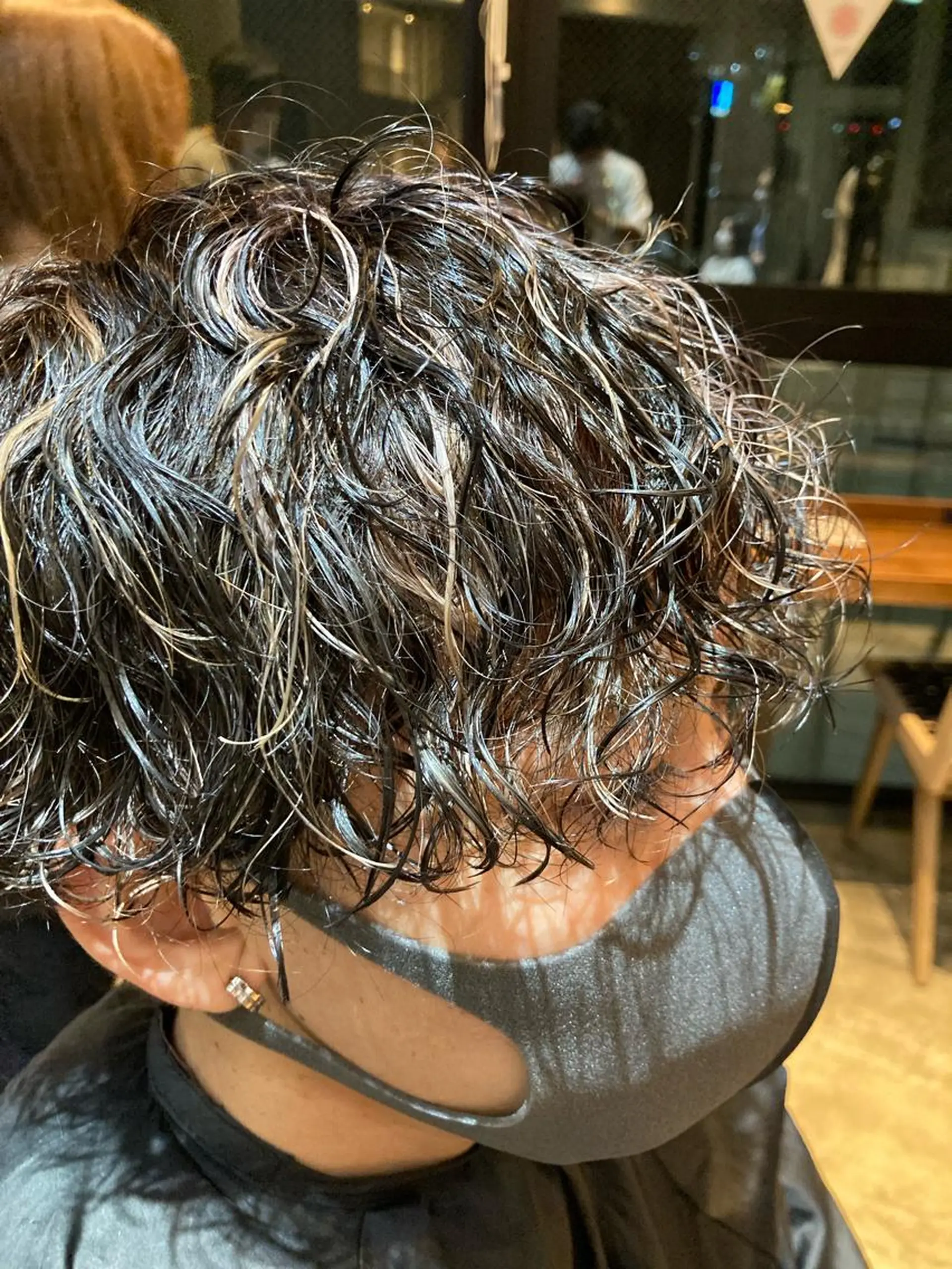 ショート パーマ メンズ カット パーマ トリートメント fifth JINGUMAE所属・波巻きスパイラルパー マ/シャドウパーマ駿のヘアスタイル