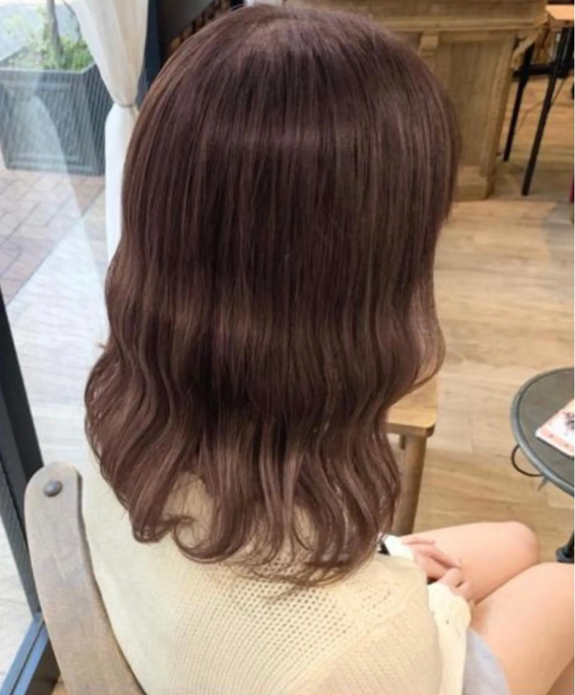 セミロング カラー newi梅田🫧韓国 ヘア🫧sakiのヘアスタイル