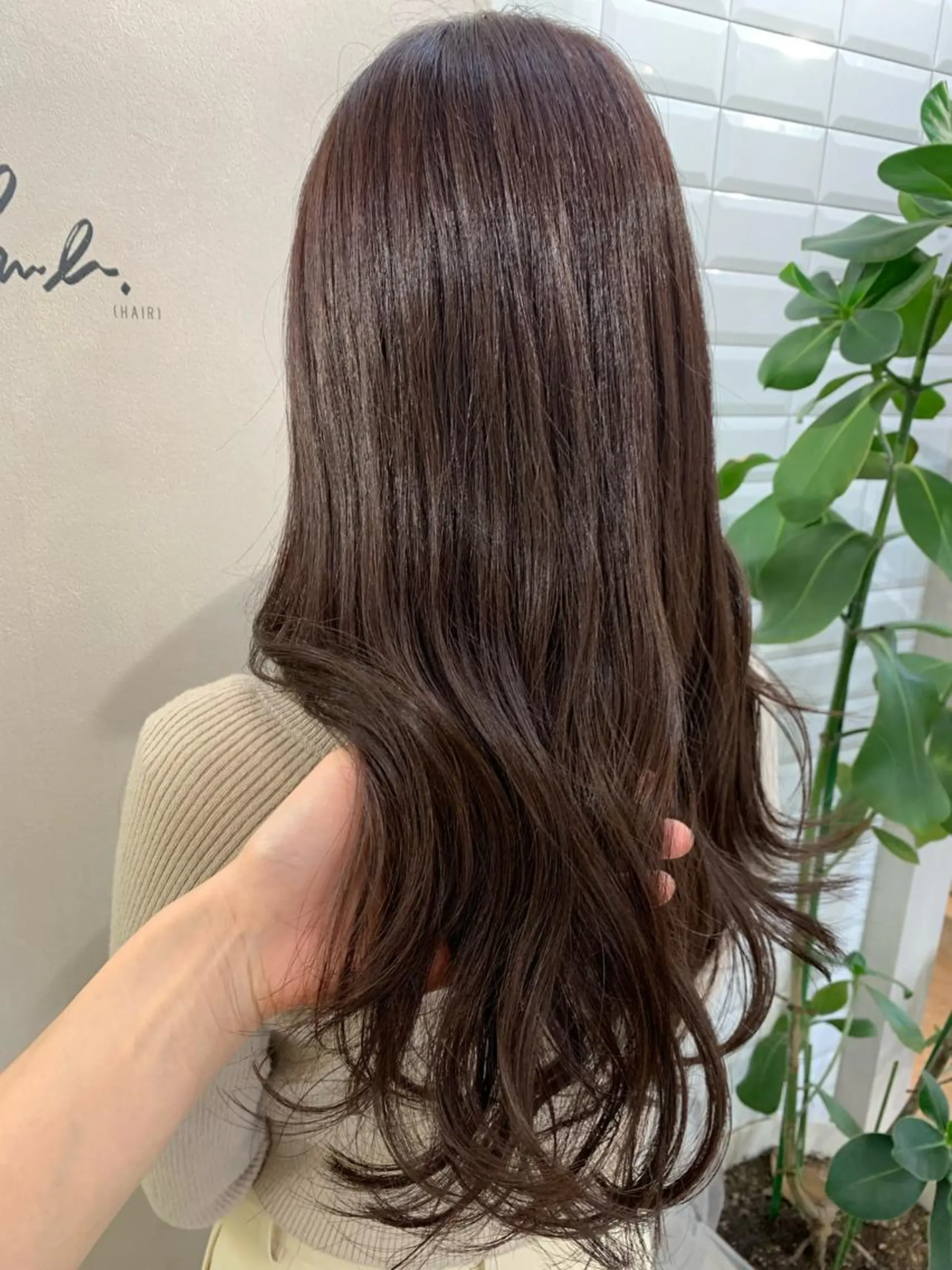 ロング カラー ベージュカラー ラベンダーカラー ラベンダーベージュ ヘアカラー トリートメント hub hair レイヤー/透明感のヘアスタイル