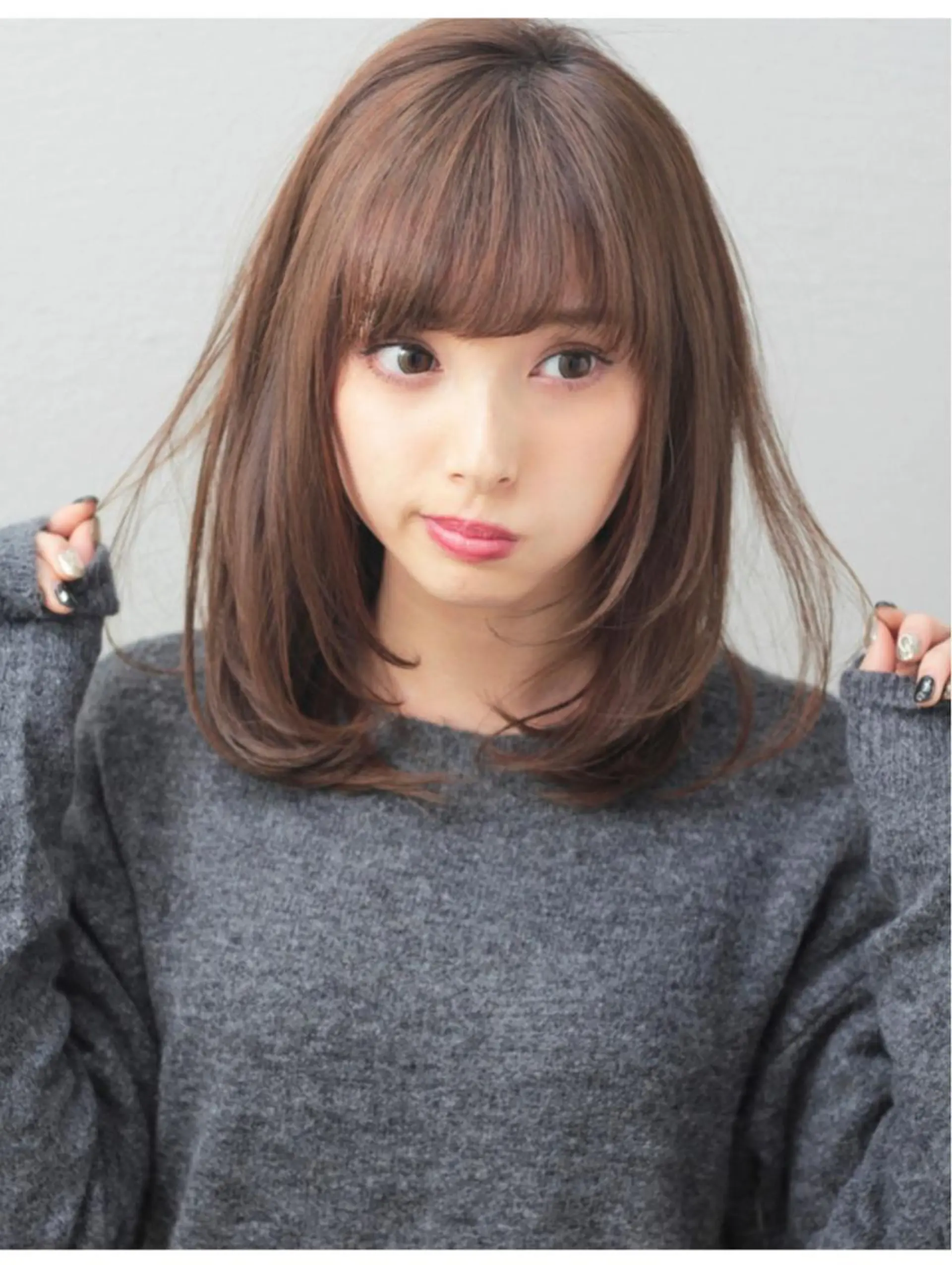 ミディアム カラー ヘアアレンジ 河島 裕樹のヘアスタイル