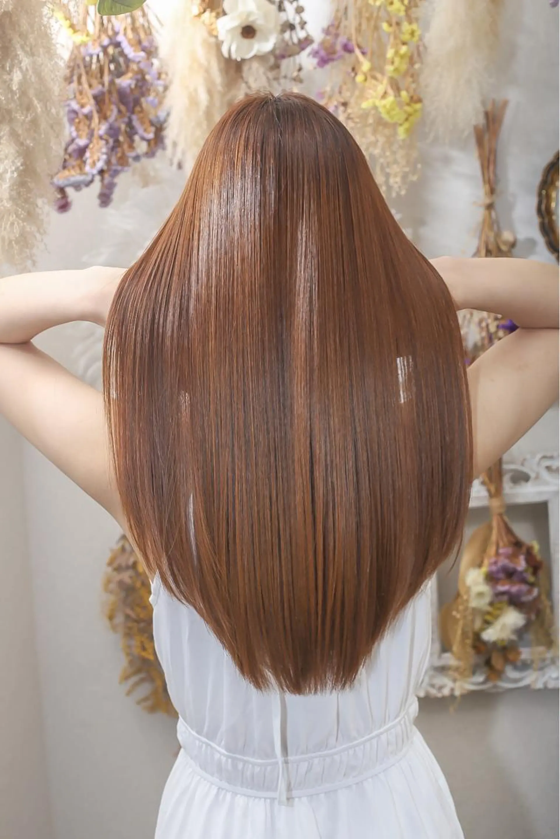 ロング カット 縮毛矯正 トリートメント 伊藤 裕貴のヘアスタイル