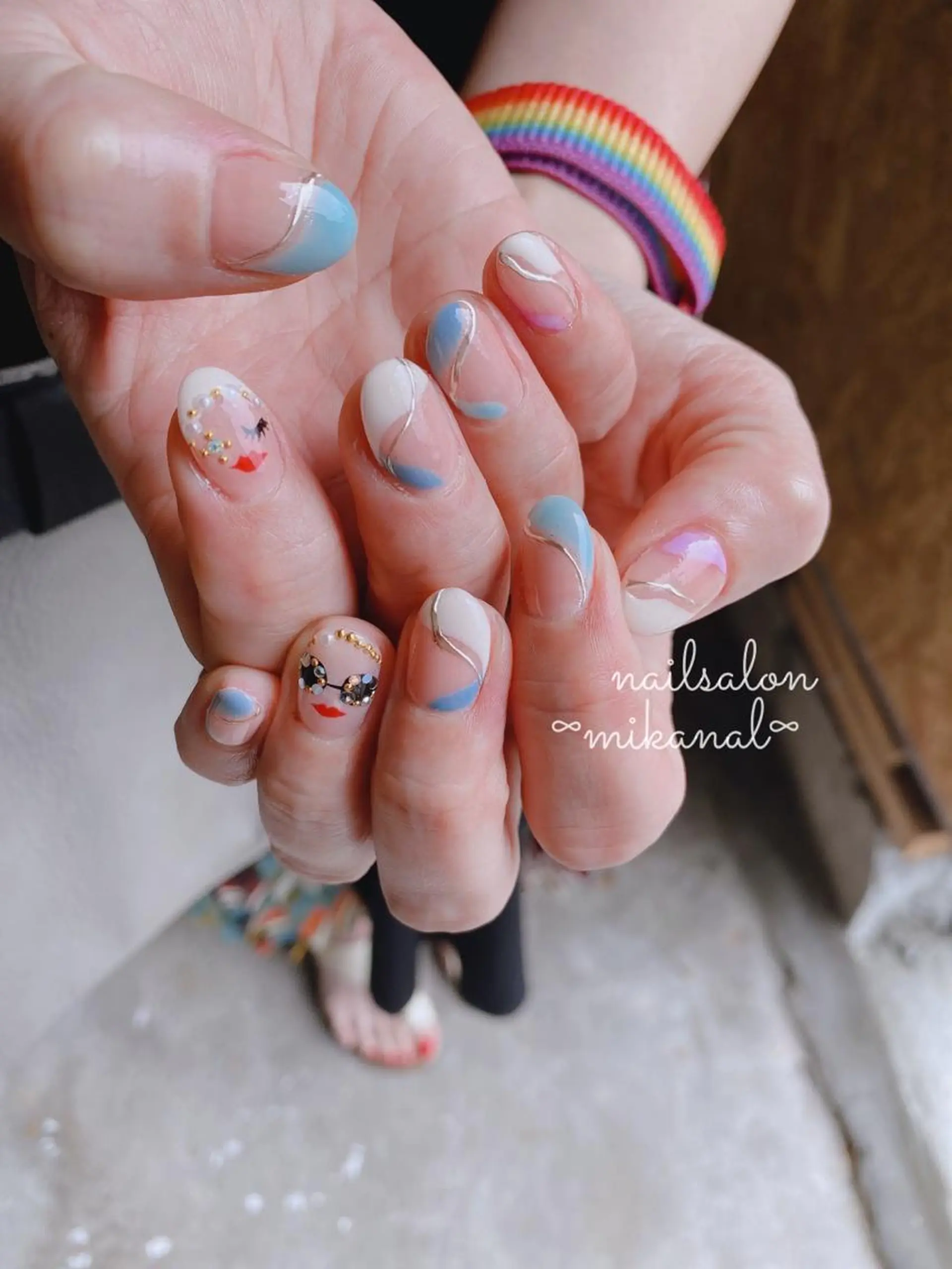 ネイル ハンドネイル nailsalon ∞ ﾐｶﾅﾙ ∞のネイルデザイン