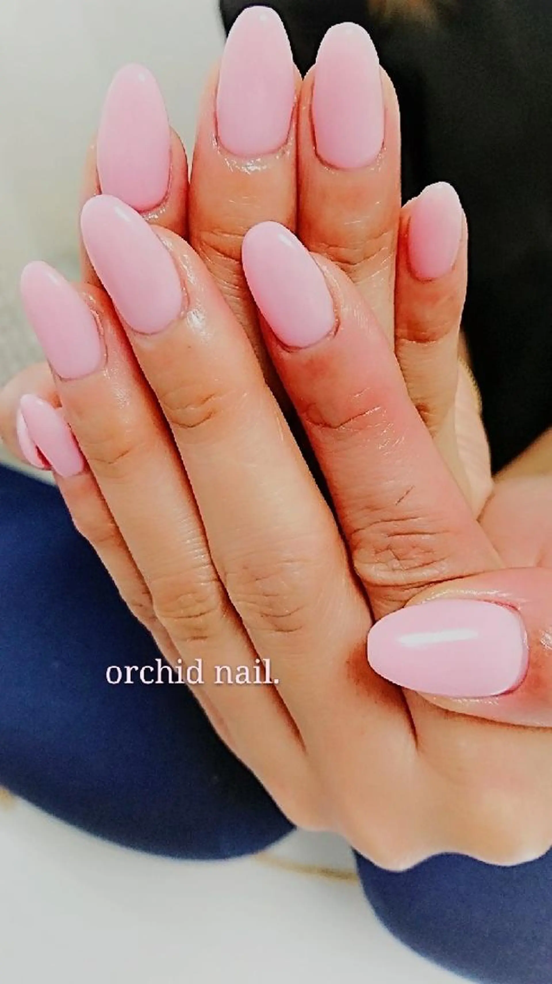 ネイル ワンカラーネイル orchid ♡オーキッドのネイルデザイン