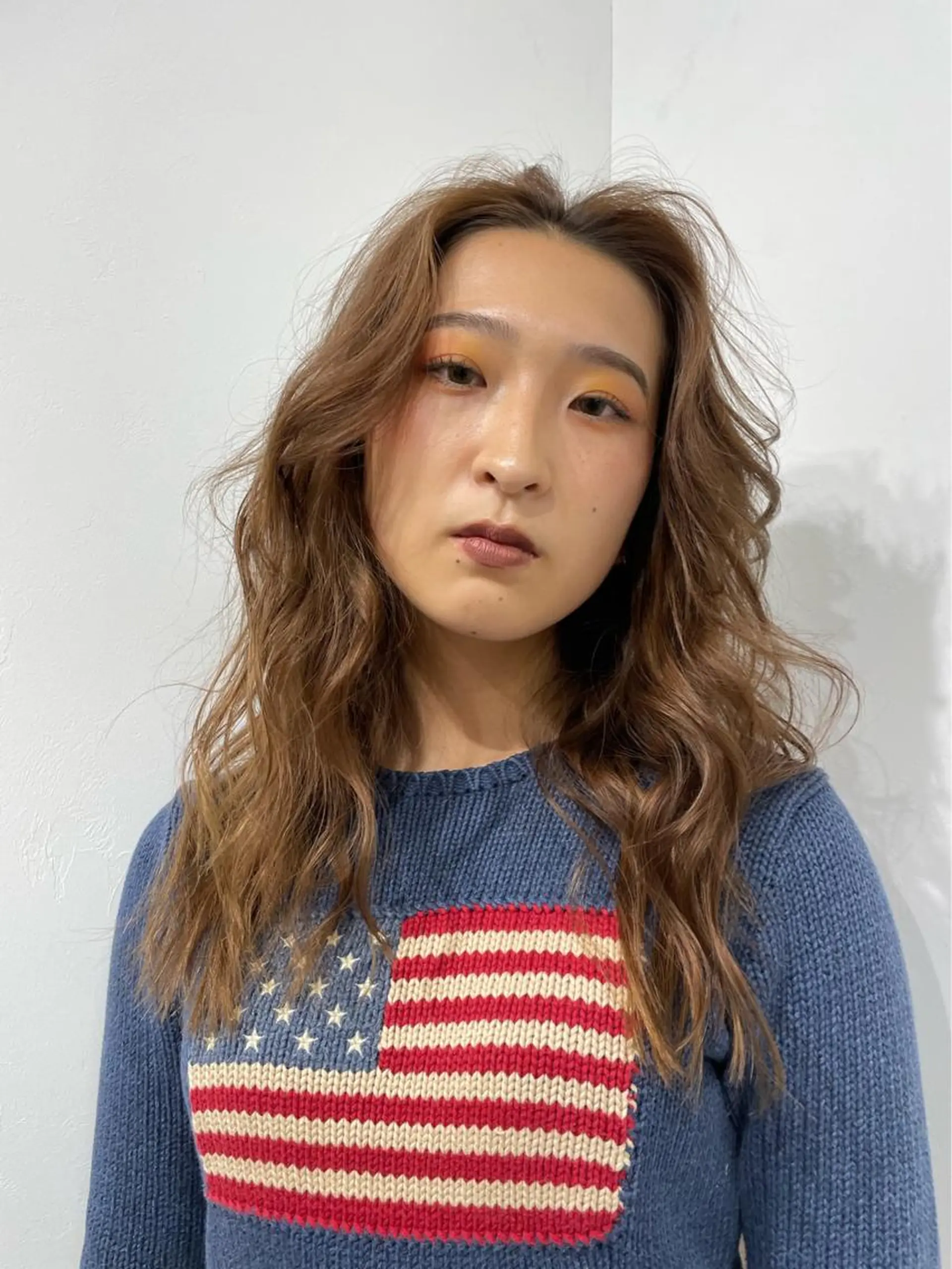 ロング カラー パーマ ヘアアレンジ 🎀 RIKAのヘアスタイル