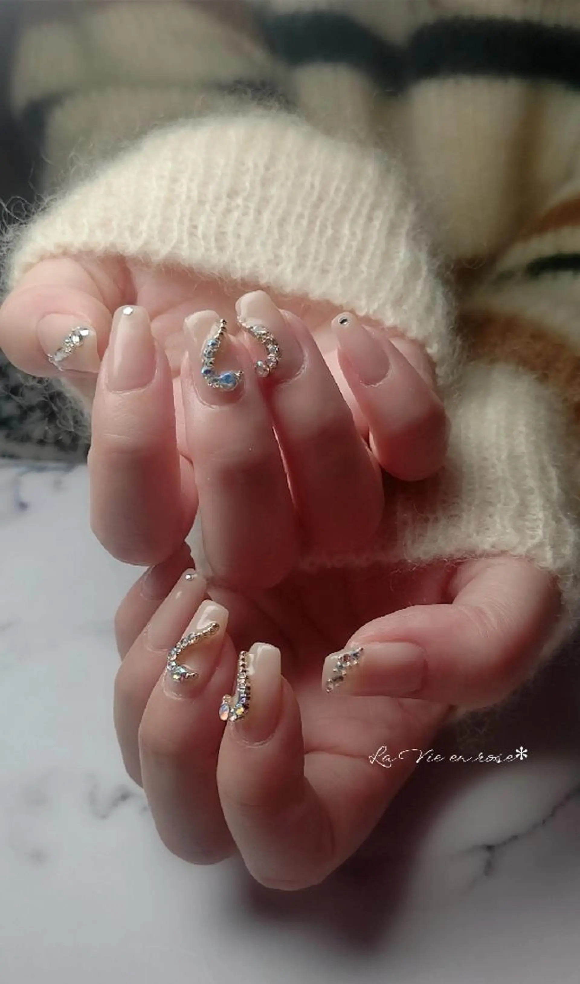 ネイル ラヴィアン ローズのネイルデザイン