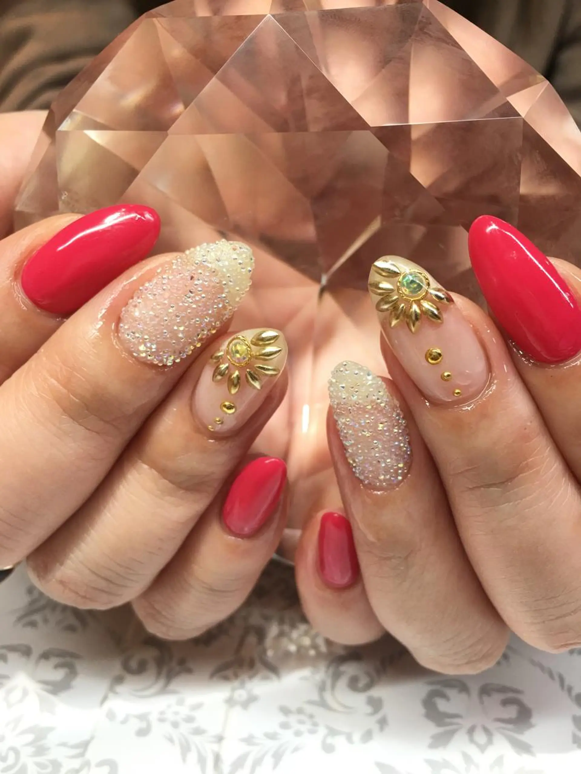 ネイル キラキラネイル ハンドネイル glow_ nailのネイルデザイン