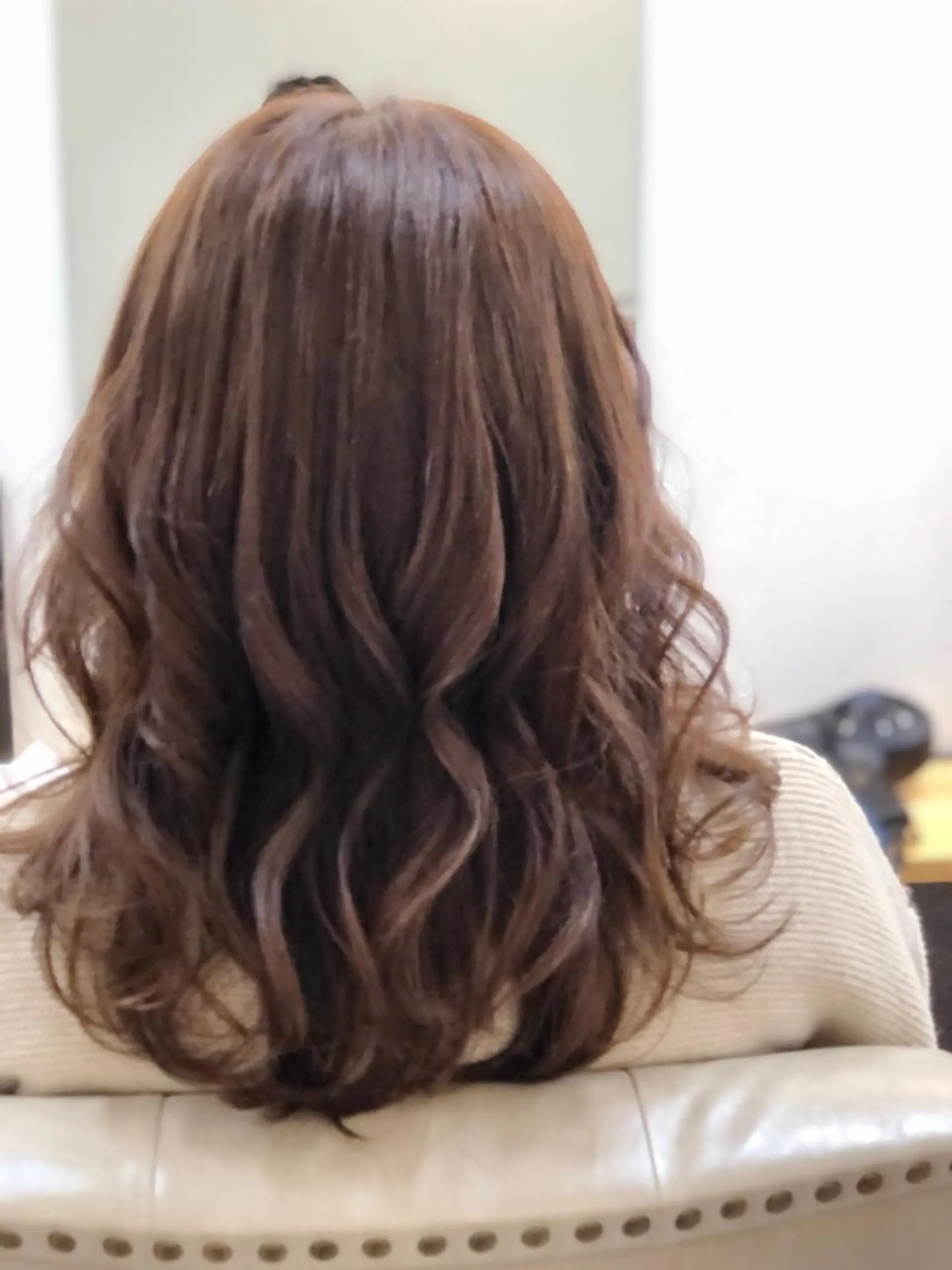 セミロング カット ヘアカラー トリートメント H by Real meのヘアスタイル