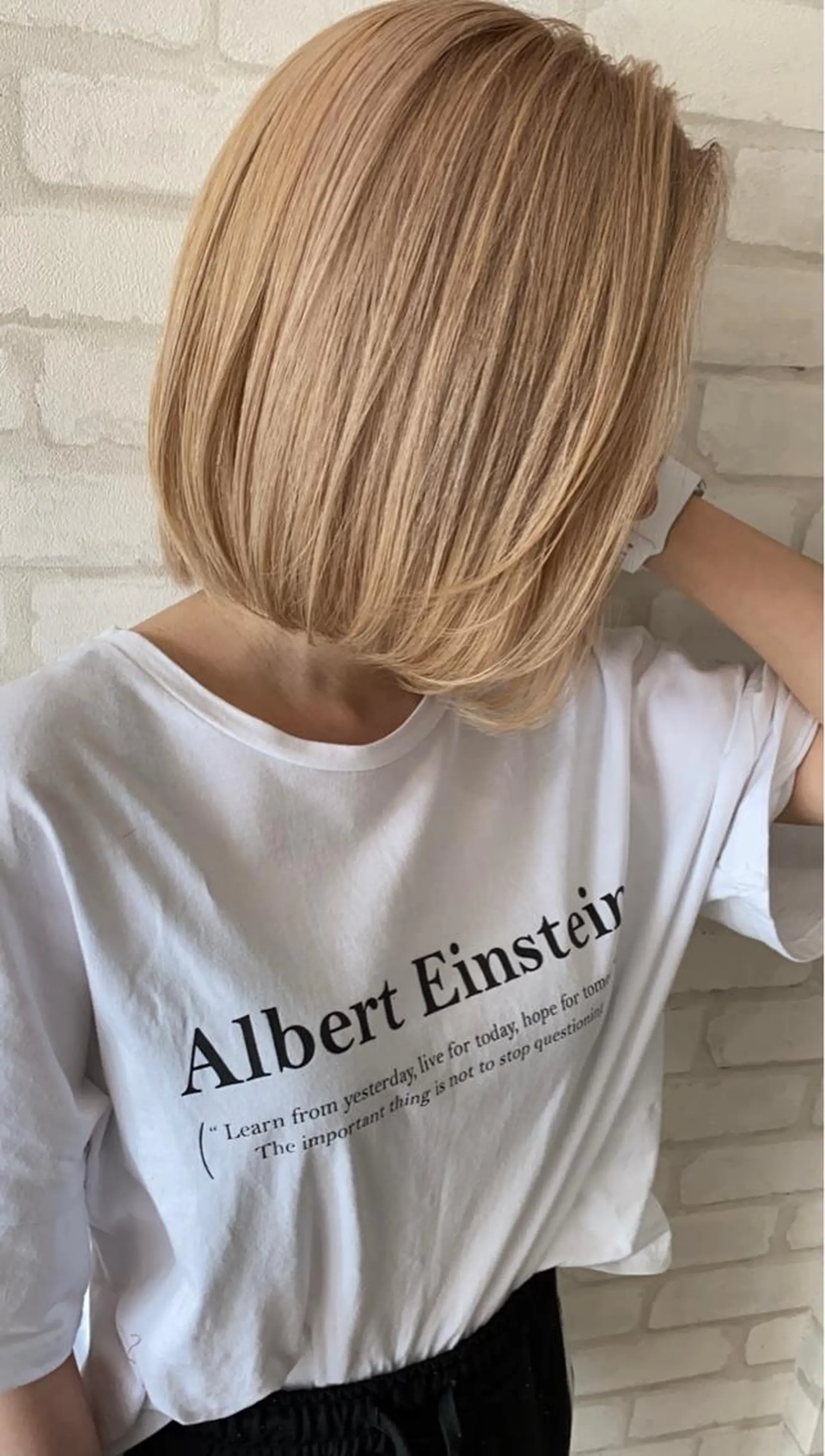 ミディアム ミディアムパーマ ボブ エクステ ハイライト 髪質改善 ココルアナ 豊中美容室のヘアスタイル