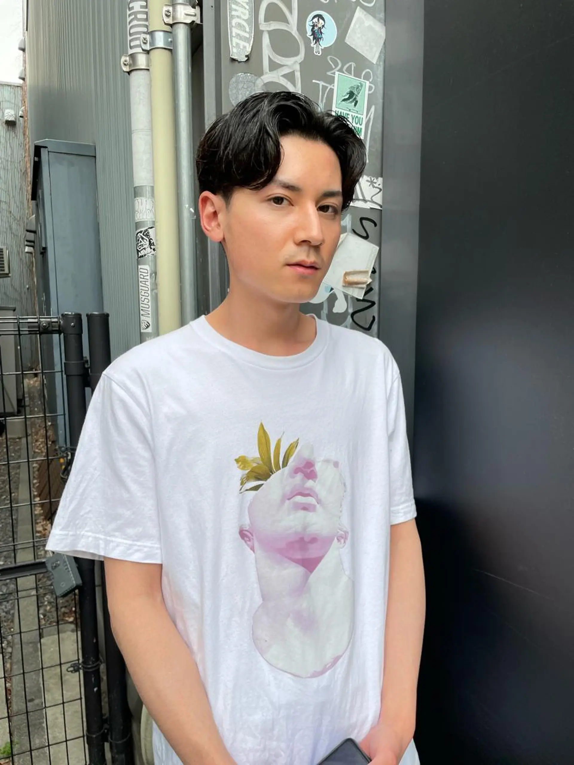 メンズ センターパート カット 渋谷メンズカット/ 工藤靖也のヘアスタイル