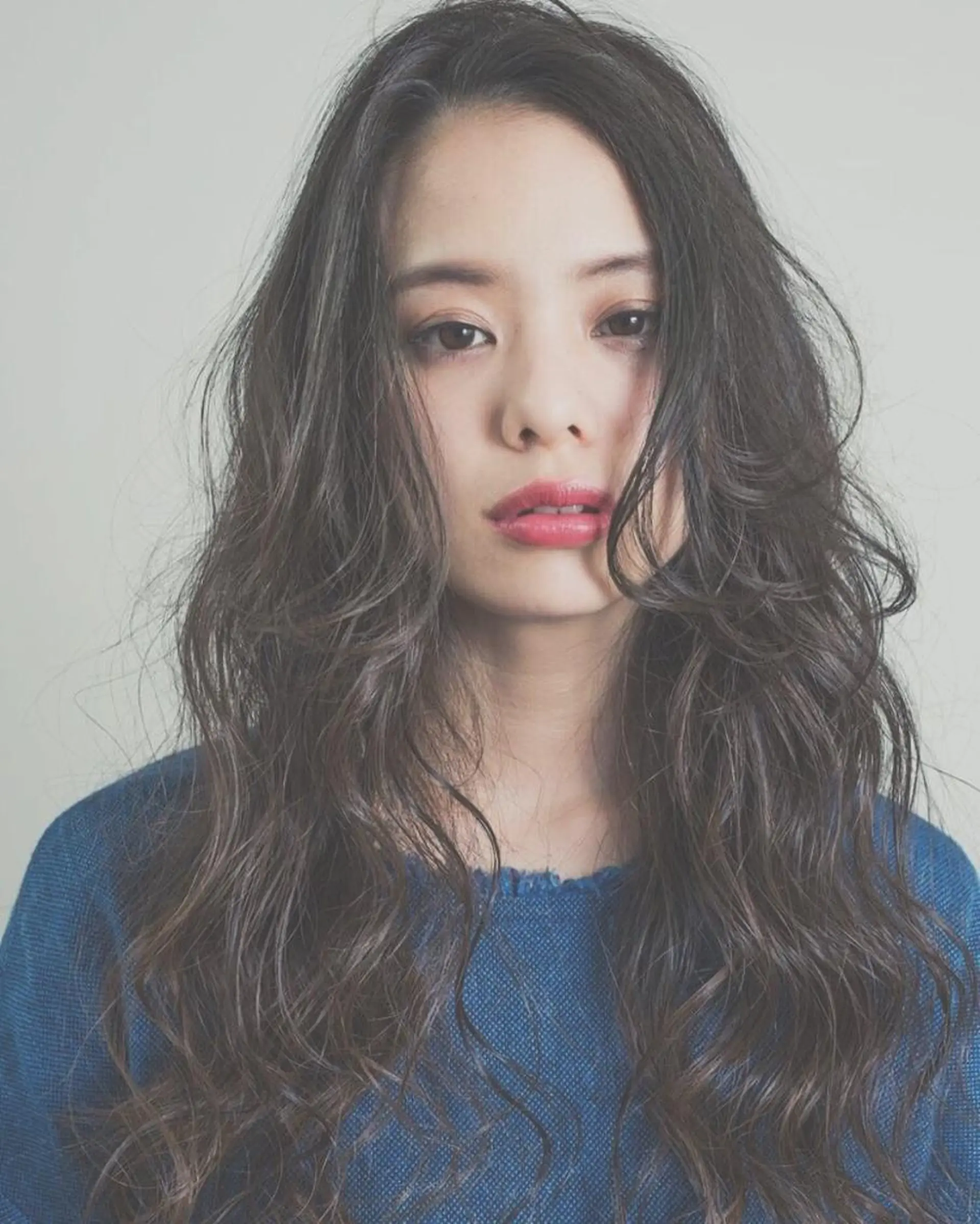 ロング カラー パーマ 長井 徹行のヘアスタイル