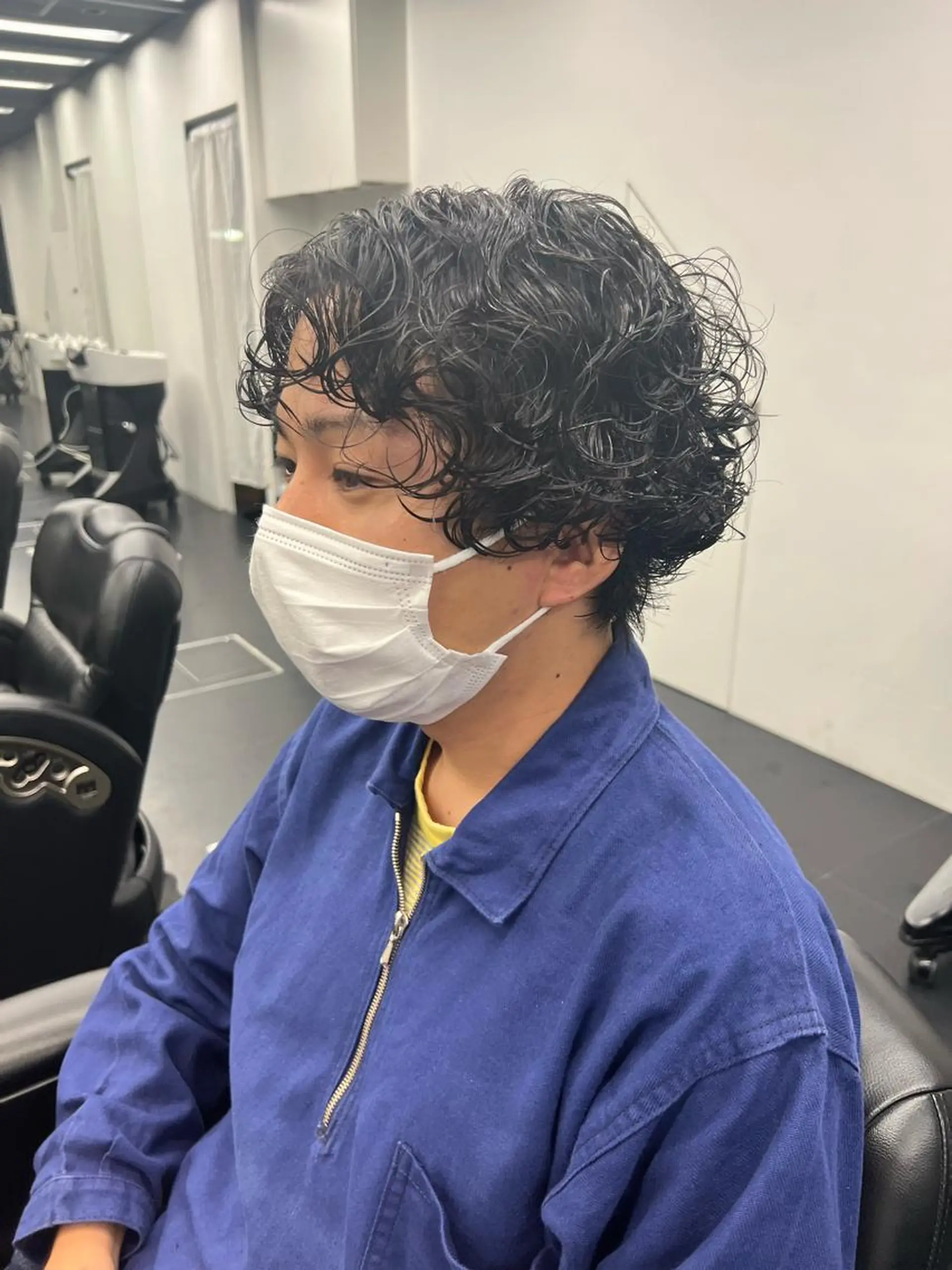 パーマ メンズカット オカムラリョウのヘアスタイル