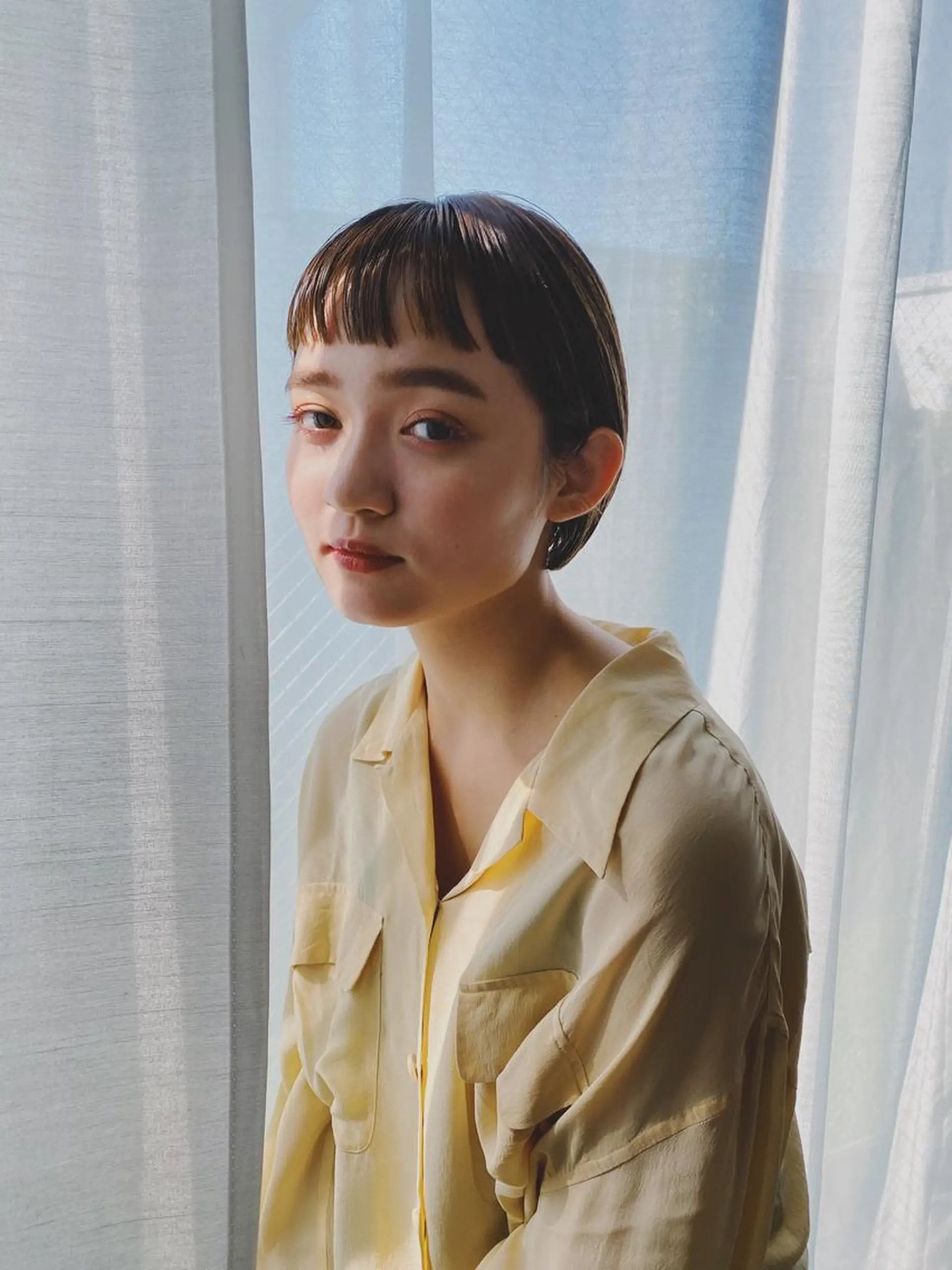 ショート カラー パーマ ヘアアレンジ メンズ キッズ ネイル マツエク・マツパ モリモト サナのヘアスタイル