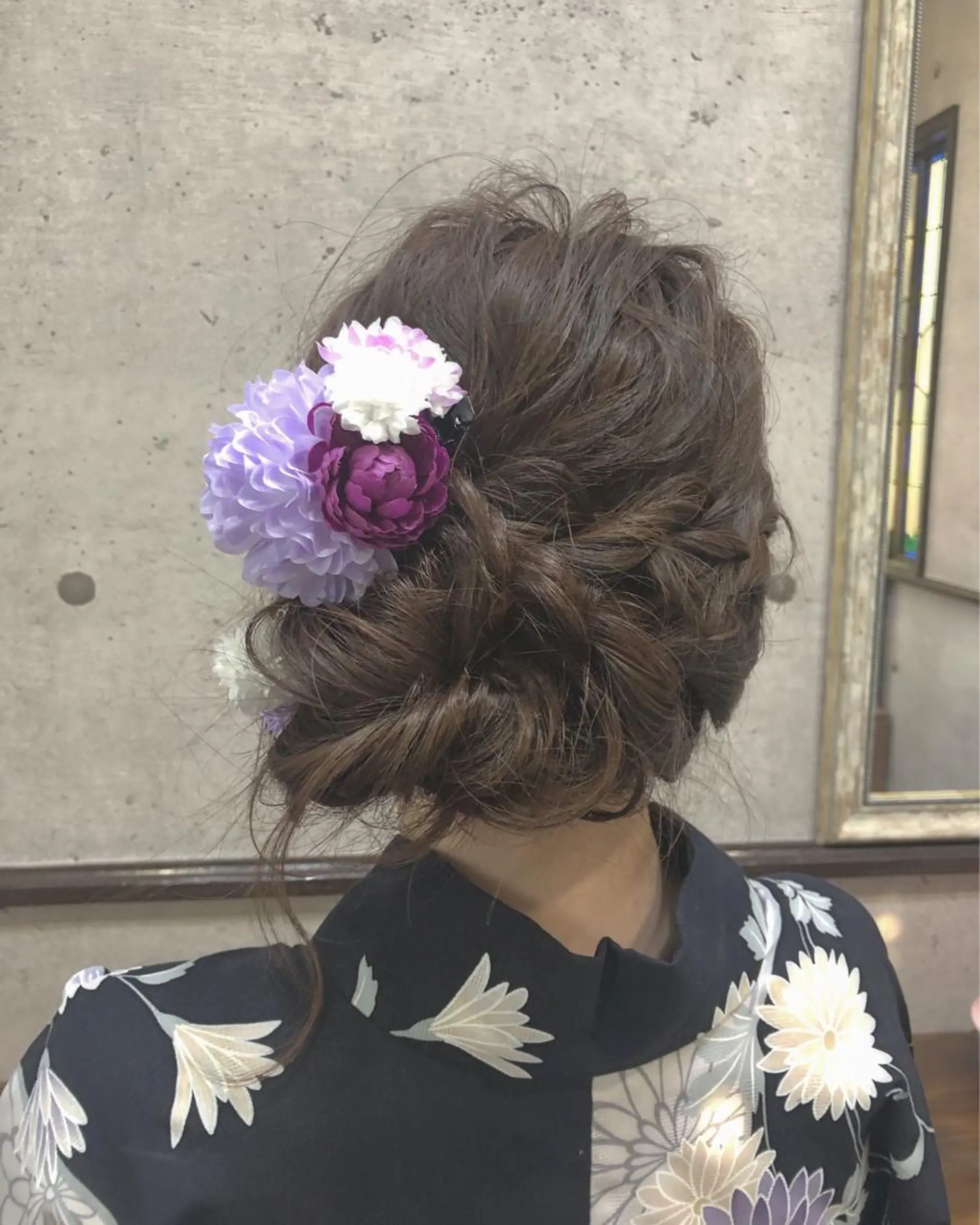 ヘアアレンジ 浴衣 その他 江原 彩華のヘアスタイル