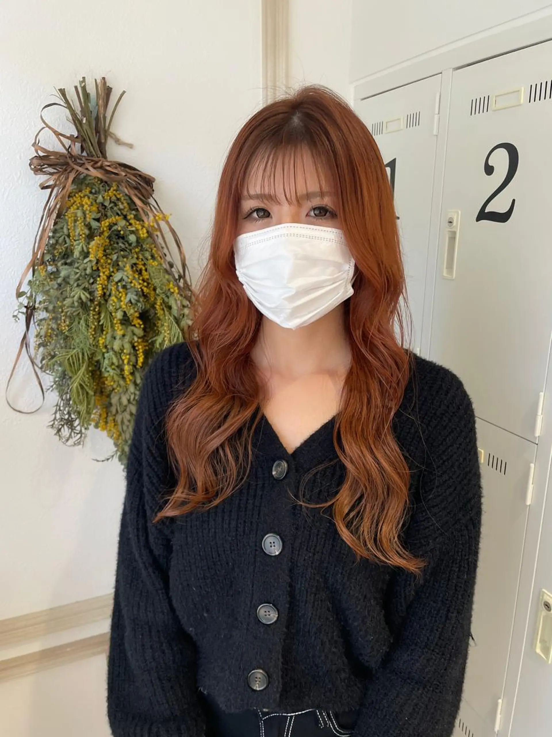 ロング カラー パーマ ヘアアレンジ キッズ ネイル マツエク・マツパ アイブロウ ヘアカラー belta.🌱 安藝夏花🌻のヘアスタイル