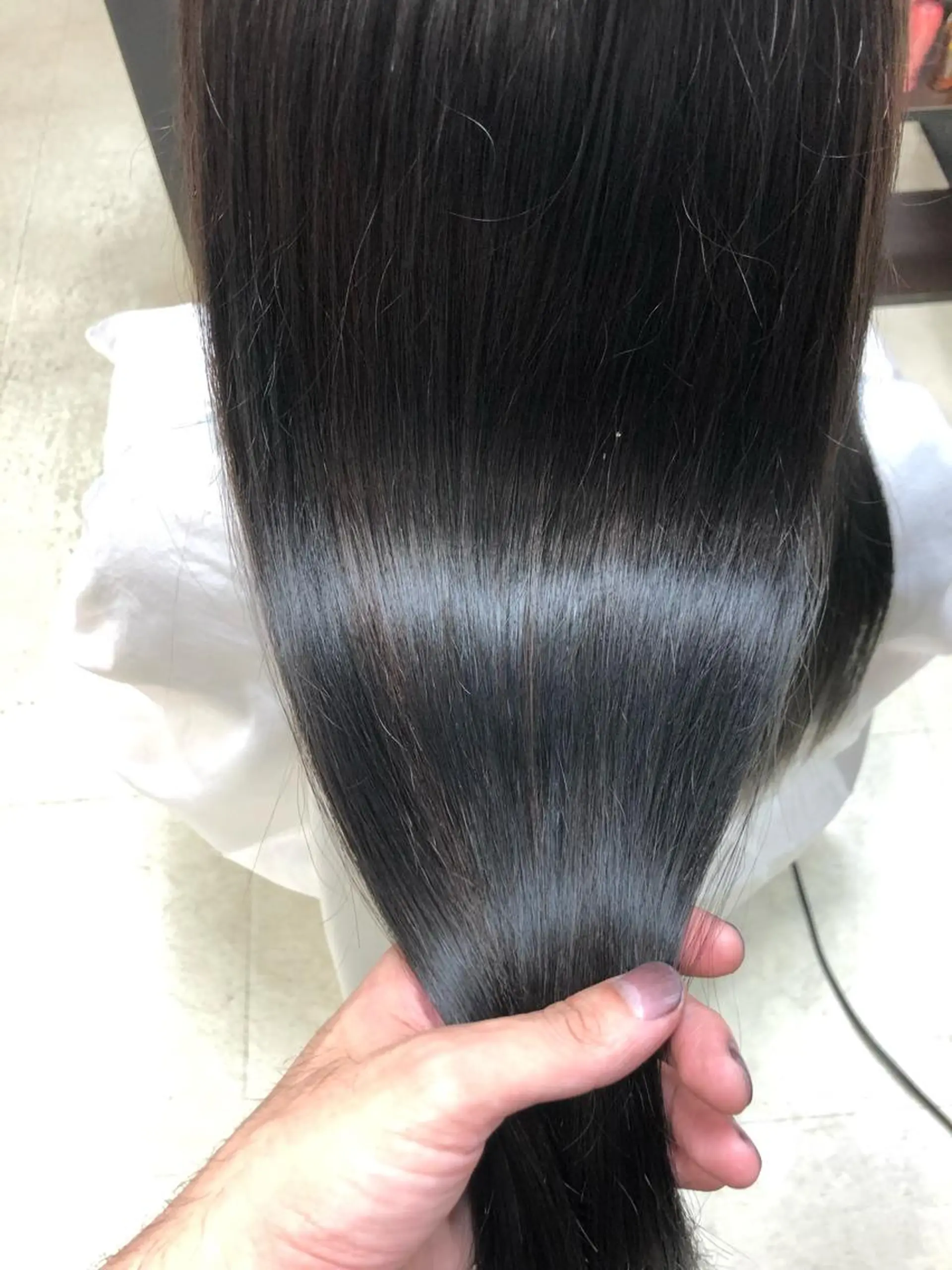 ロング カット ヘアカラー 縮毛矯正 le. pidorgeのヘアスタイル