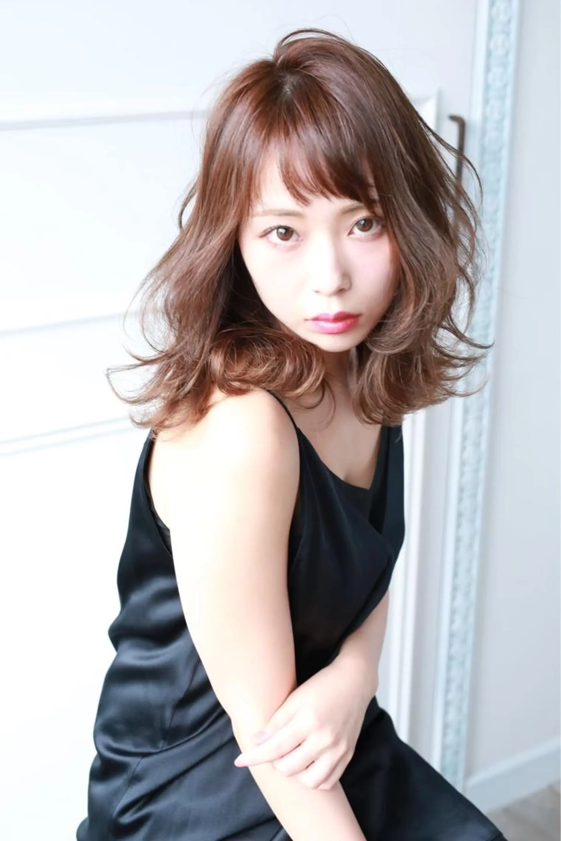 ミディアム 韓国ヘア🕊村上 ののこ🕊のヘアスタイル