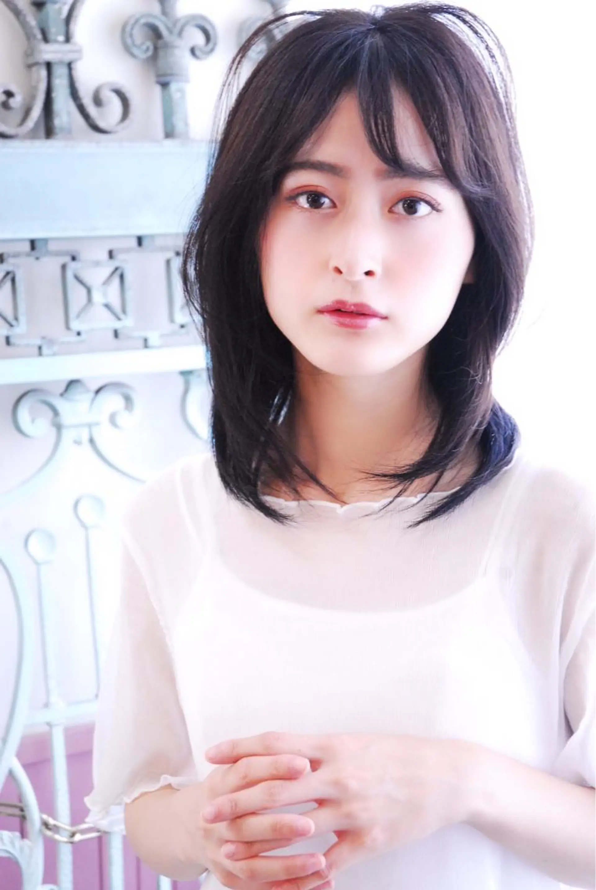 セミロング カラー パーマ ヘアアレンジ メンズ 縮毛矯正 トリートメント 表参道Lise おおいしおりのヘアスタイル