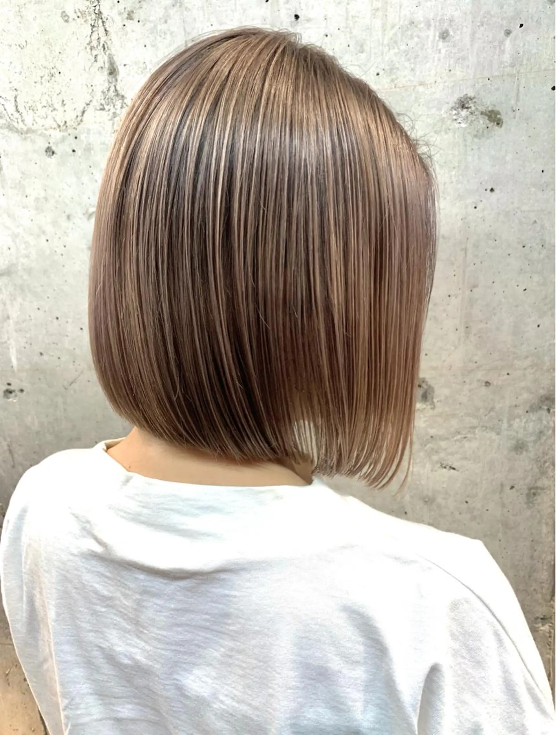 ショート 切りっぱなしボブ ボブ Lowha_ageo 💐Fuzukiのヘアスタイル