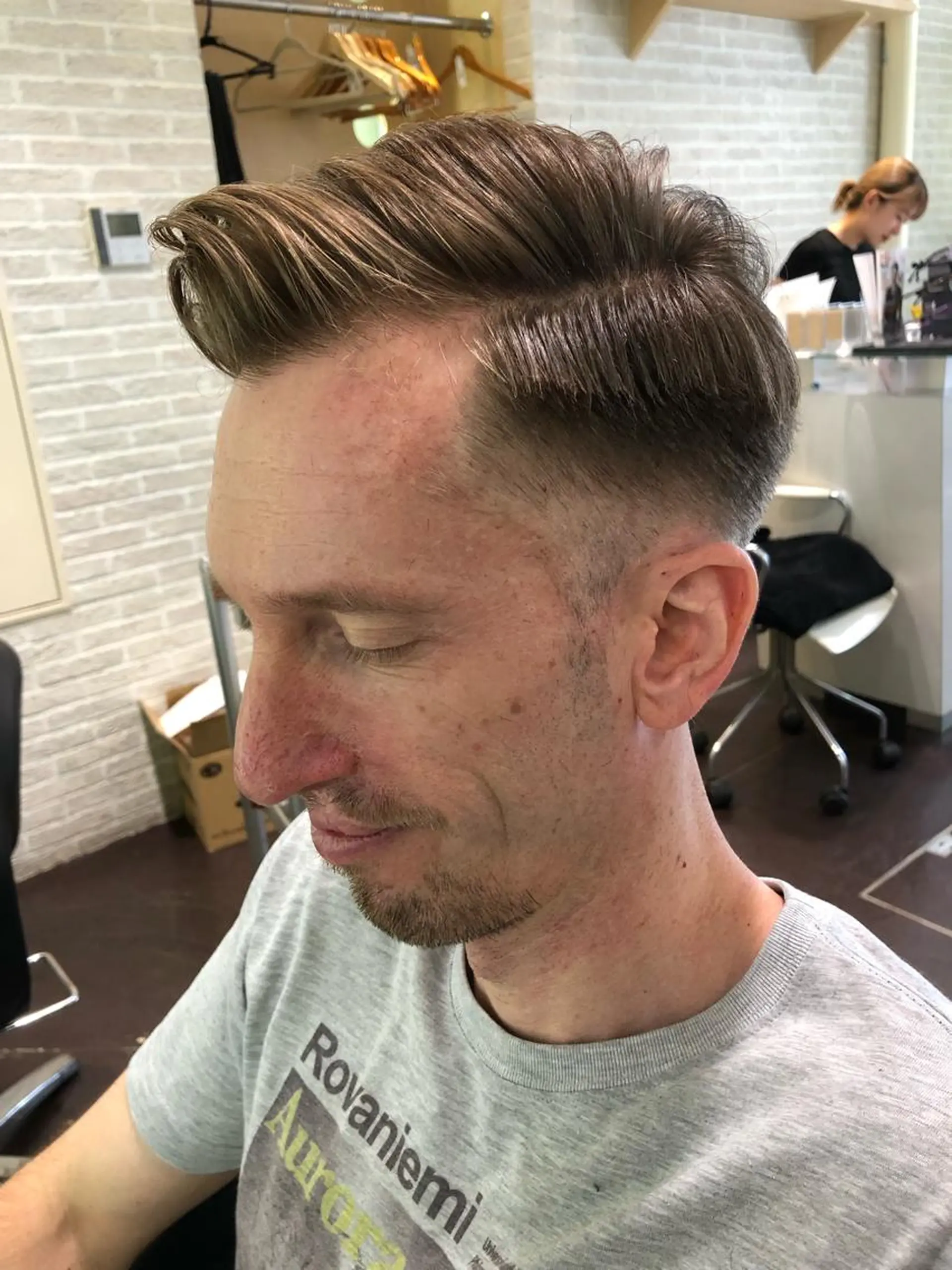 メンズ フェードカット 西山 恵太郎のヘアスタイル