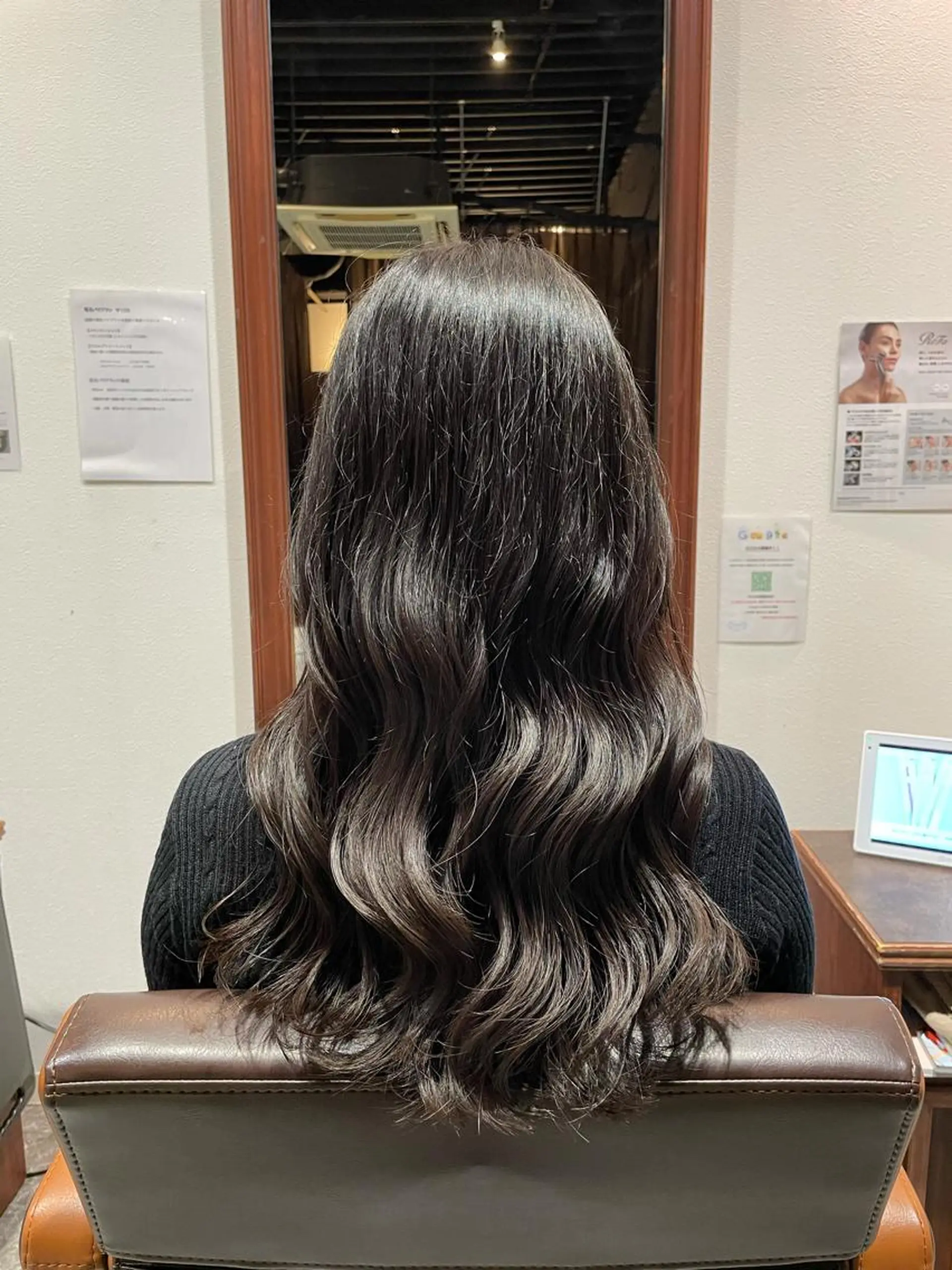 ロング カット ヘアカラー トリートメント 金児拓磨 韓国ヘア◎ヨシンモリのヘアスタイル