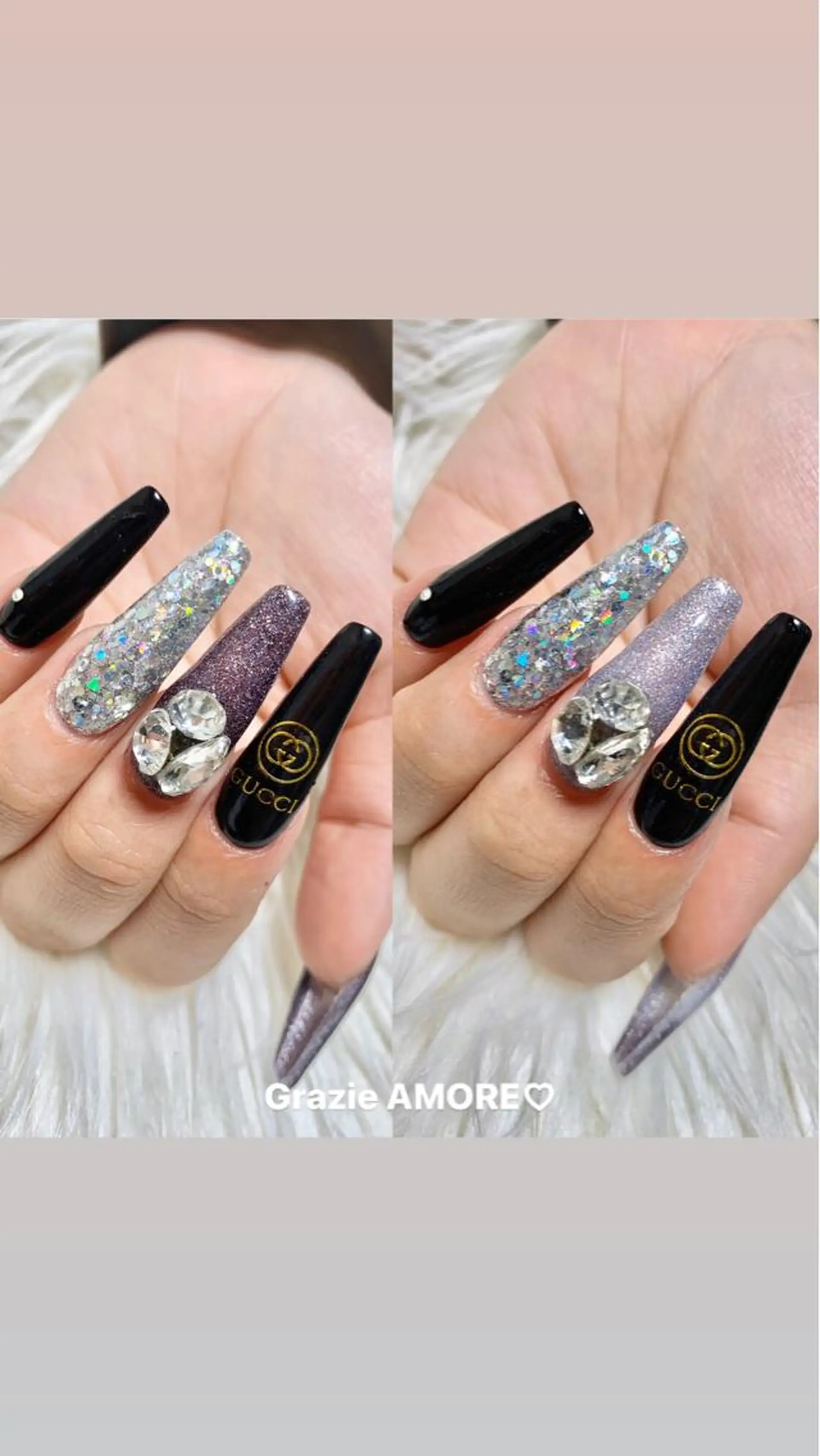 ネイル スカルプネイル ハンドネイル Grazie AMOREのネイルデザイン
