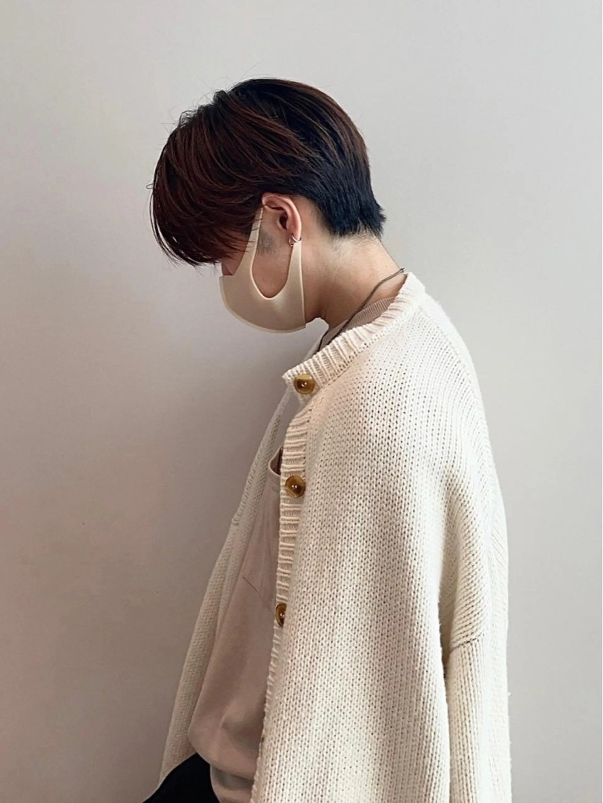 ショート カラー パーマ ヘアアレンジ メンズ キッズ ネイル マツエク・マツパ アイブロウ センターパート ナチュラル カット メンズカット✂️ パーマ寺西優真のヘアスタイル