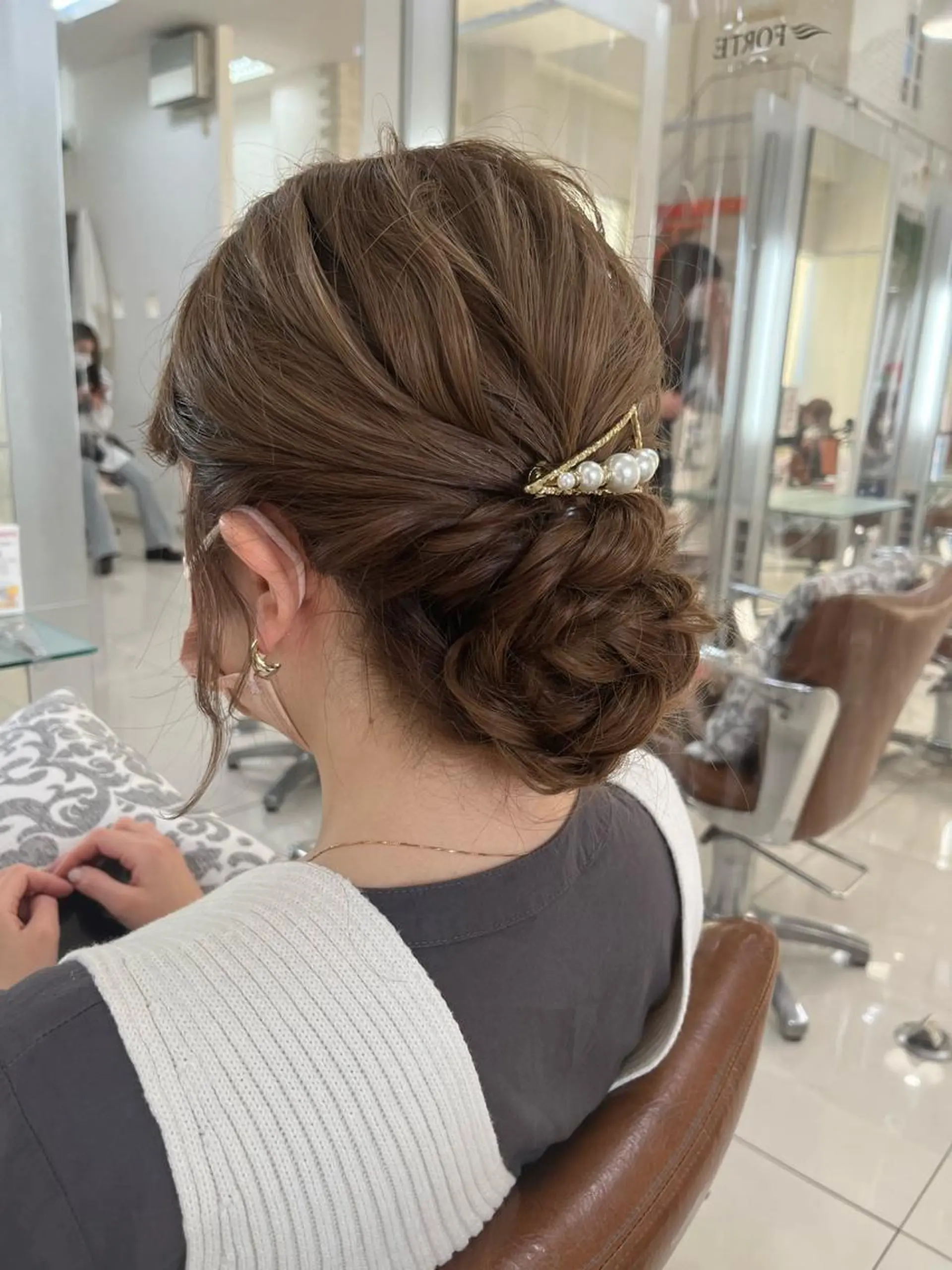 ロング ヘアセット 下四日市 翠のヘアスタイル