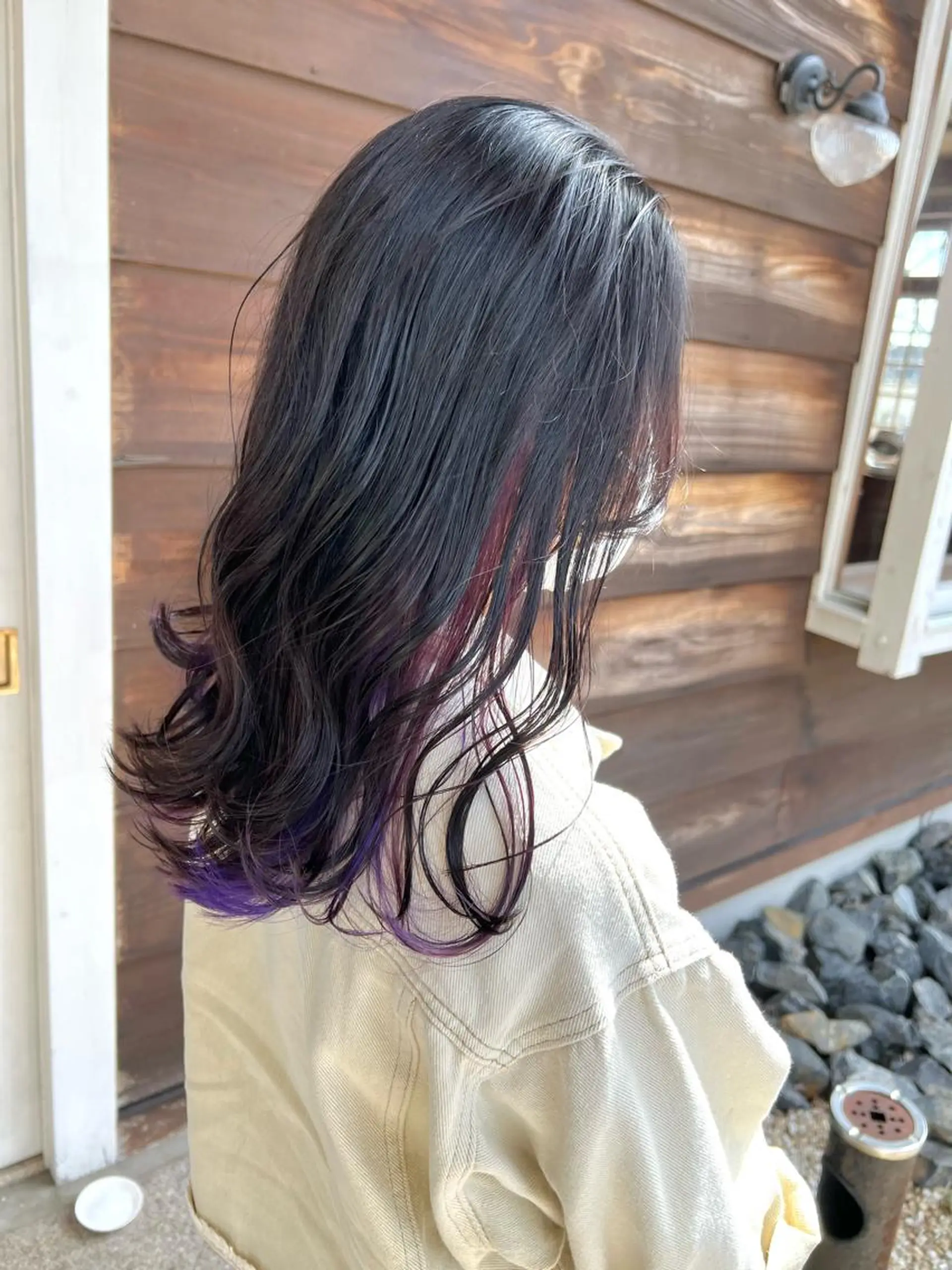 ミディアム カラー パーマ Artist 藤﨑紘成のヘアスタイル