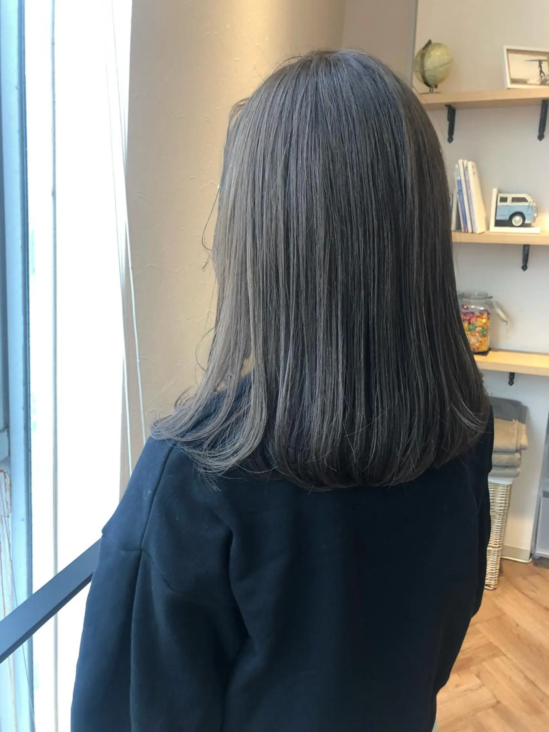 ミディアム カラー ヘアアレンジ カット ヘアカラー トリートメント NANA／trend style🕊🍑のヘアスタイル