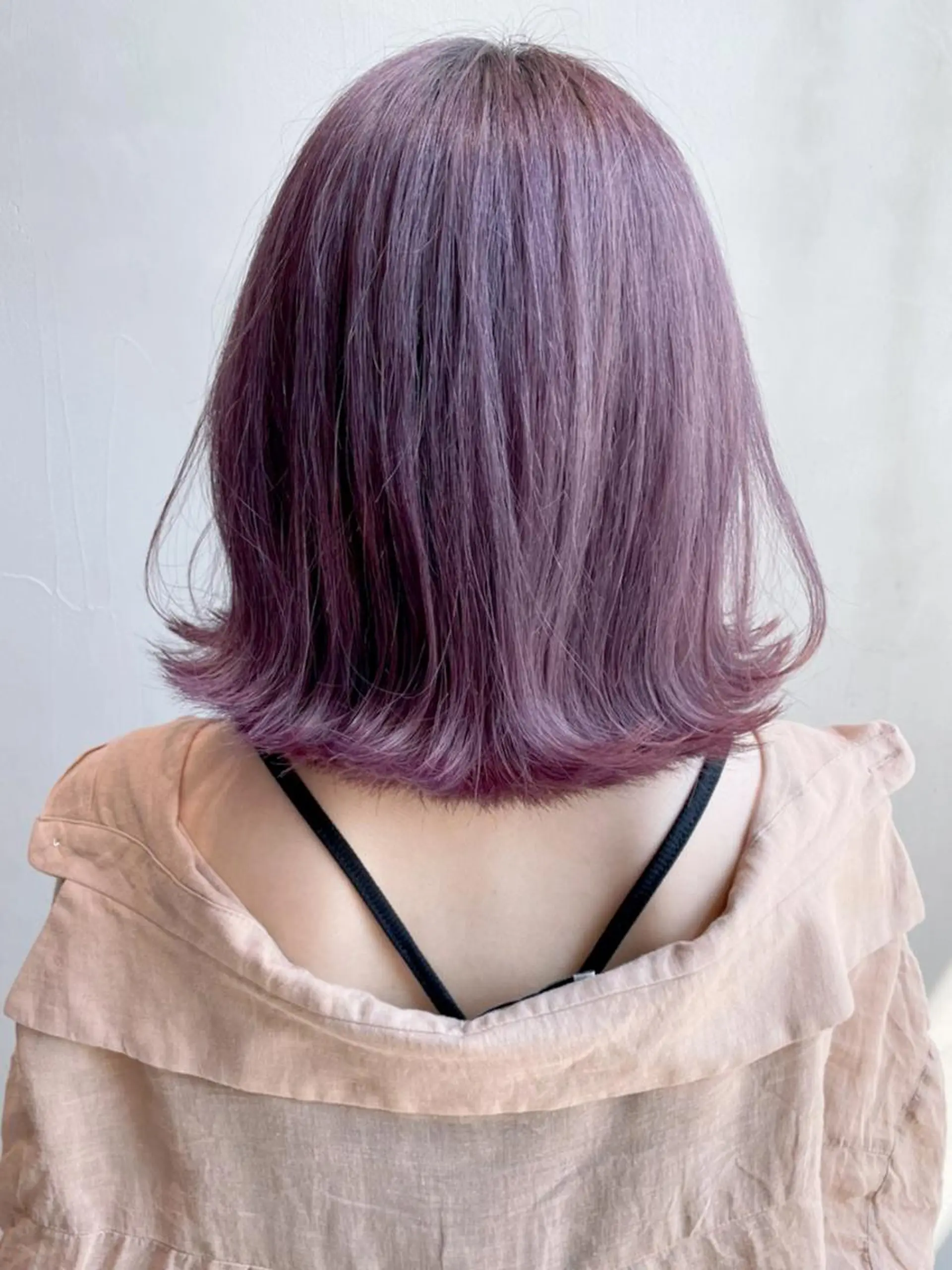 ミディアム カラー ヘアアレンジ パーマ ラベンダーカラー カット ヘアカラー トリートメント ITbyALBUM 浦和店のヘアスタイル